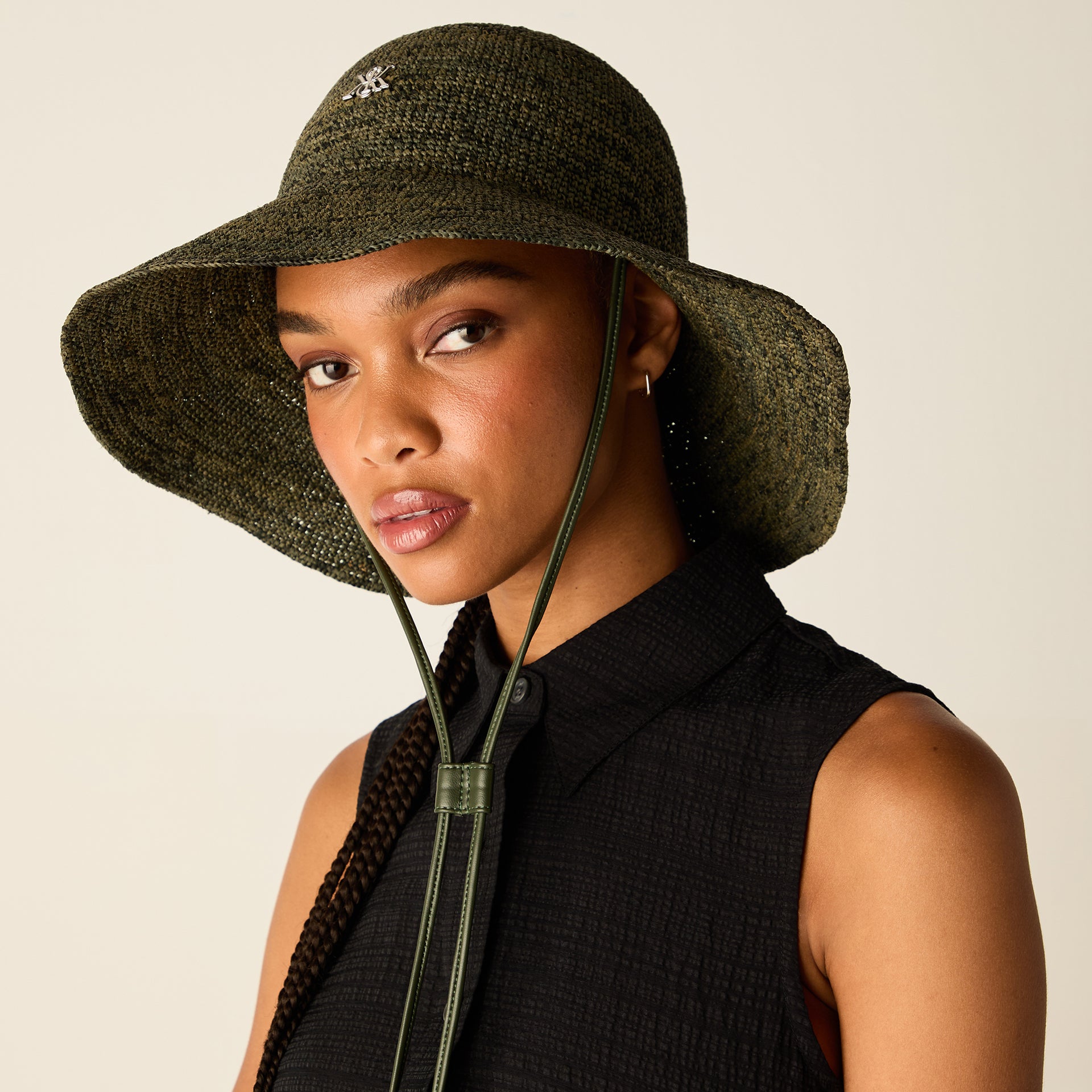 Kith Women Cassia Crochet Raffia Sun Hat - Canopy