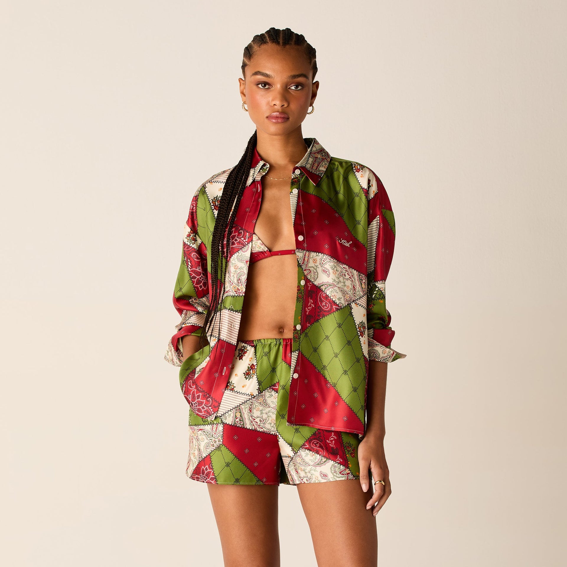 Kith Women Thea Patchwork Print Short - Kyoho PH