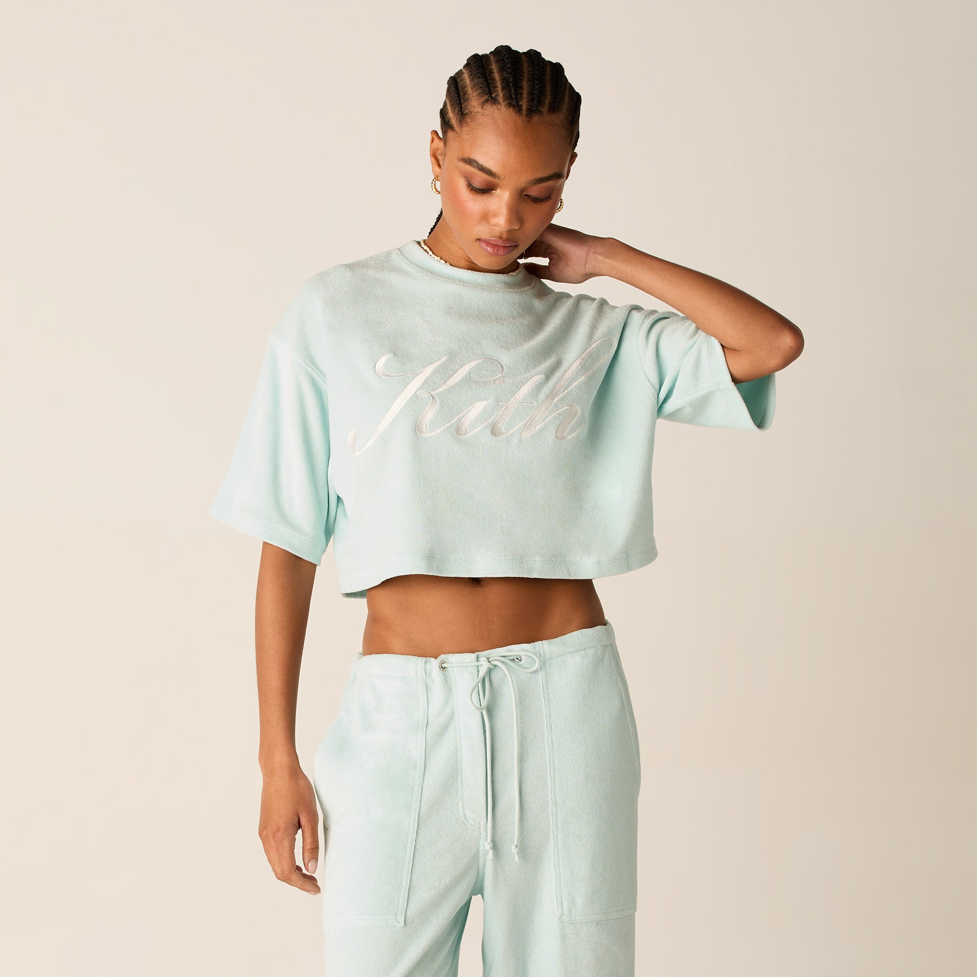 Kith Women トップス Kith Women Cujo Seamed Jersey - Cyclone – Kith Europe