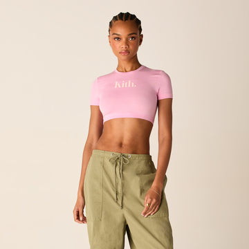 Kith Women Misha Super Crop Tee - Bubble