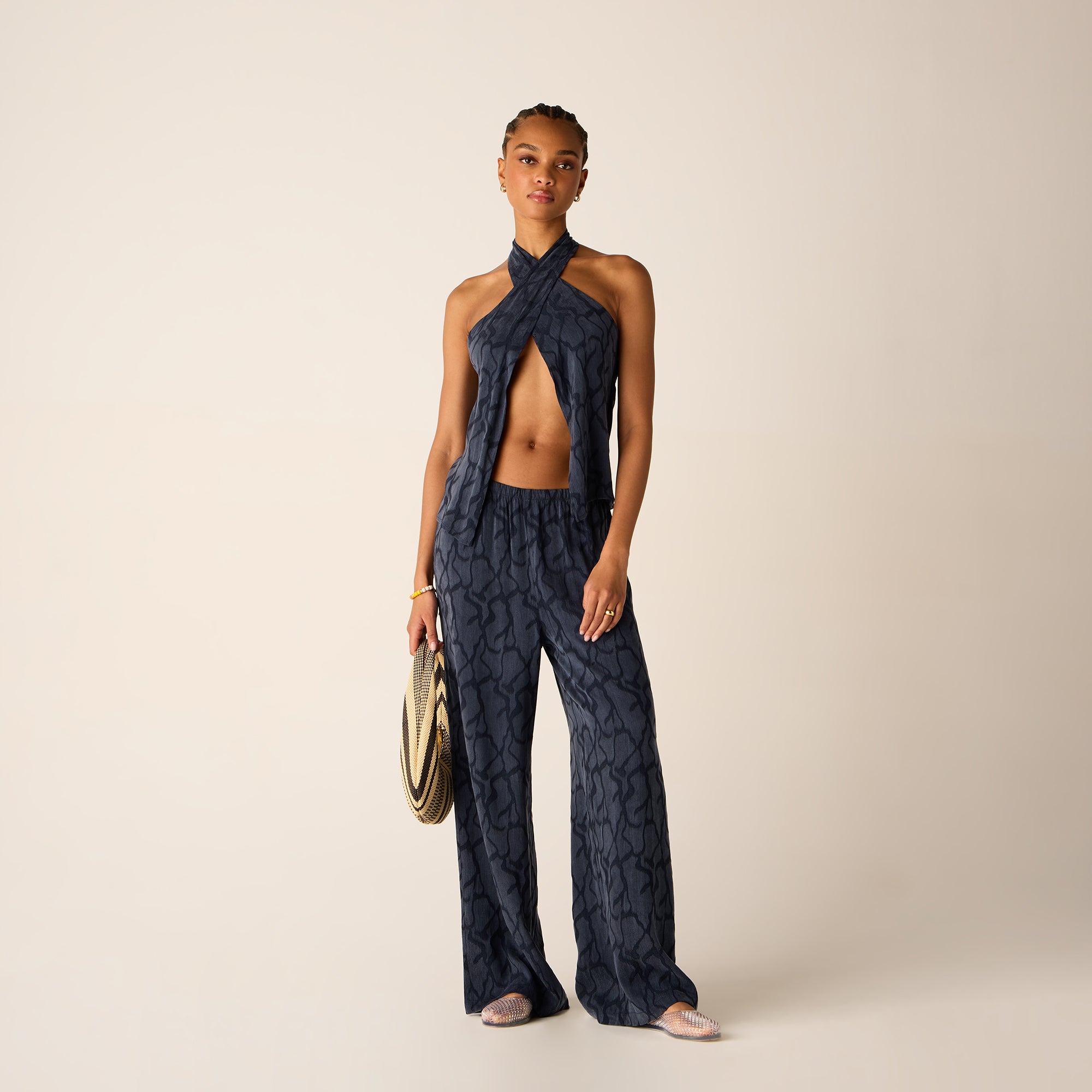超話題新作 Kith Nocturnal - Halter Wrap Jacquard Wavy Mika Women レッグウェア