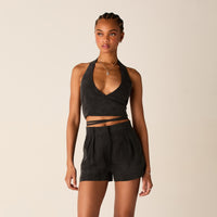 Kith Women Shir Wrap Suiting Vest - Black