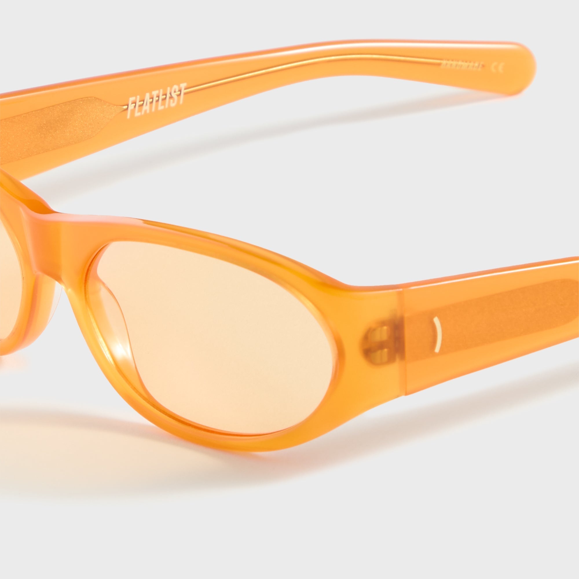 Flatlist Eddie Kyu Sunglasses - Orange / Orange – Kith