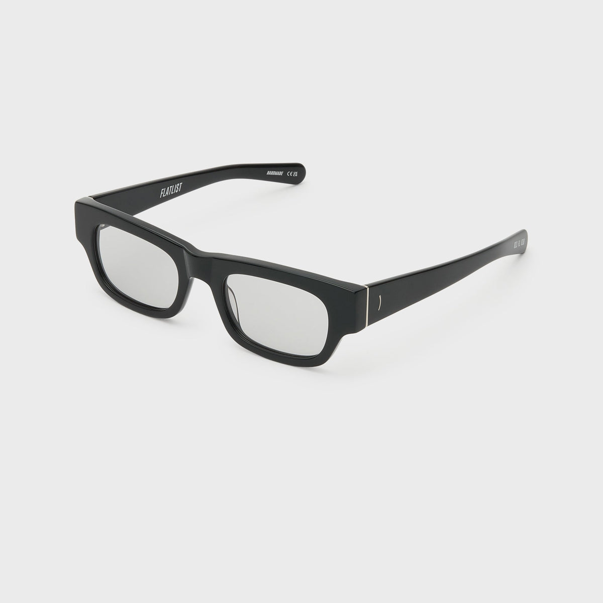 Flatlist Frankie Sunglasses - Solid Black / Light Grey