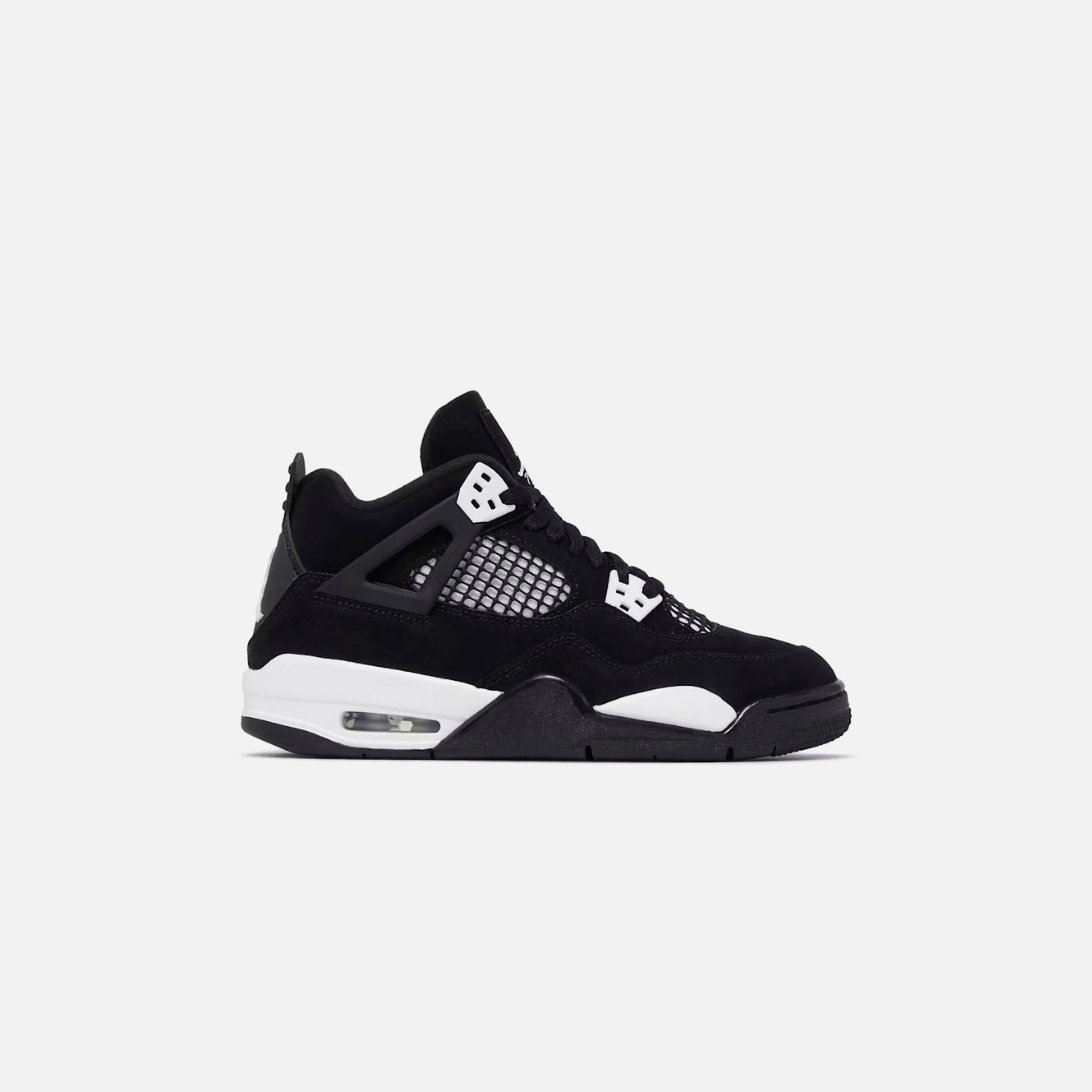 Jordan GS Air Jordan 4 Retro - Black / White / Black