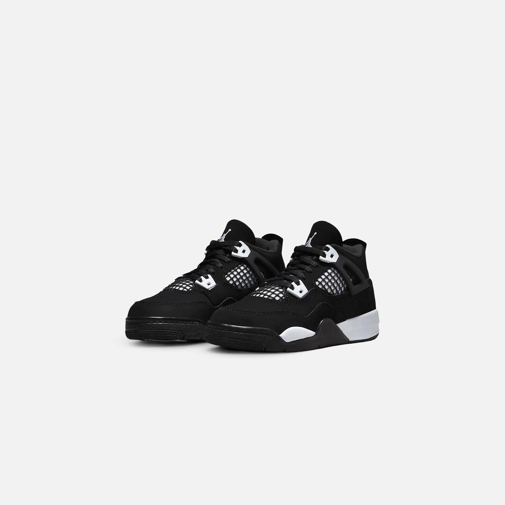 Jordan PS Air Jordan 4 Retro - Black / White / Black – Kith