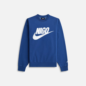 Nike x Nigo NRG Crew Fleece - Blue Void / White