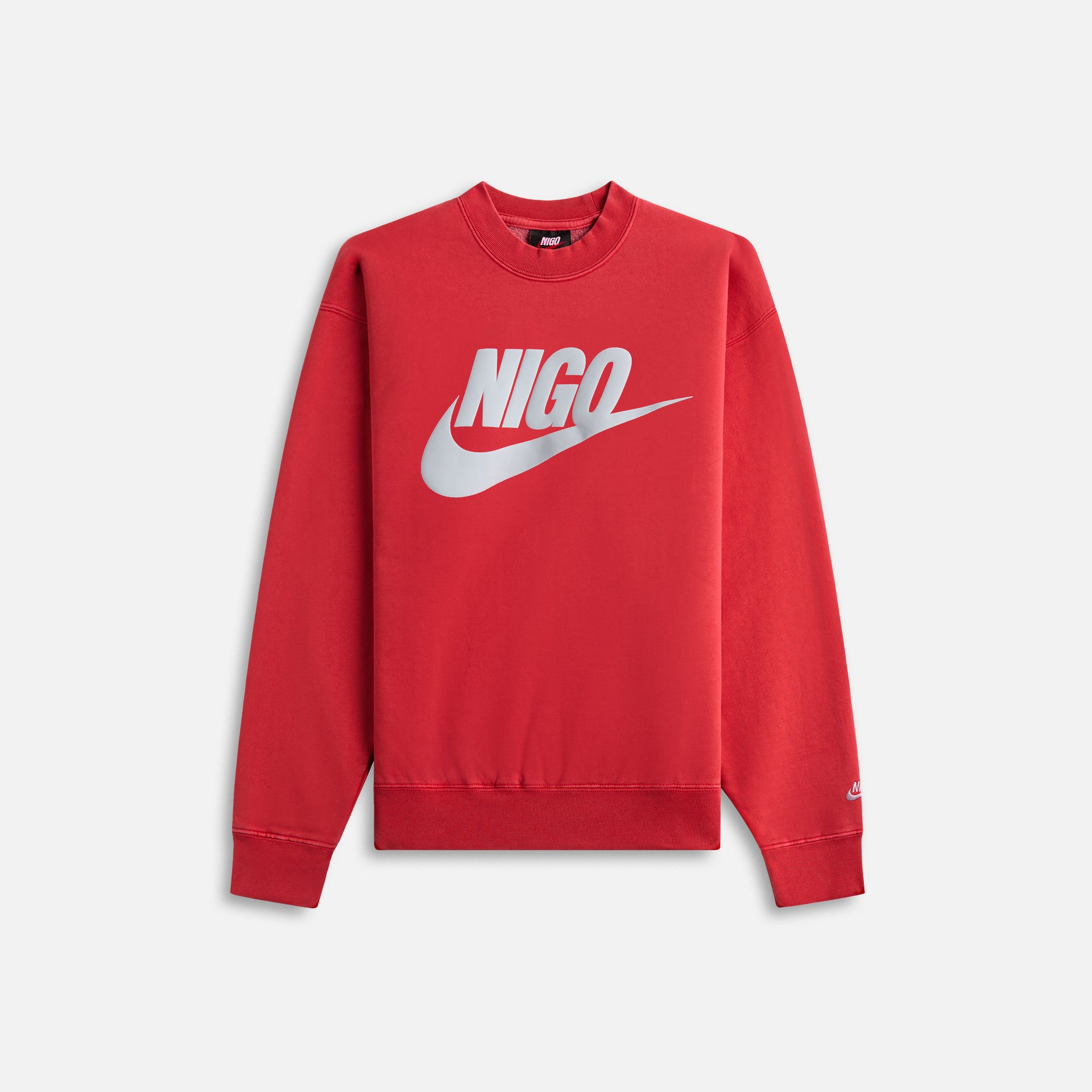 Nike x Nigo NRG Crew Fleece - Gym Red / Wolf Grey