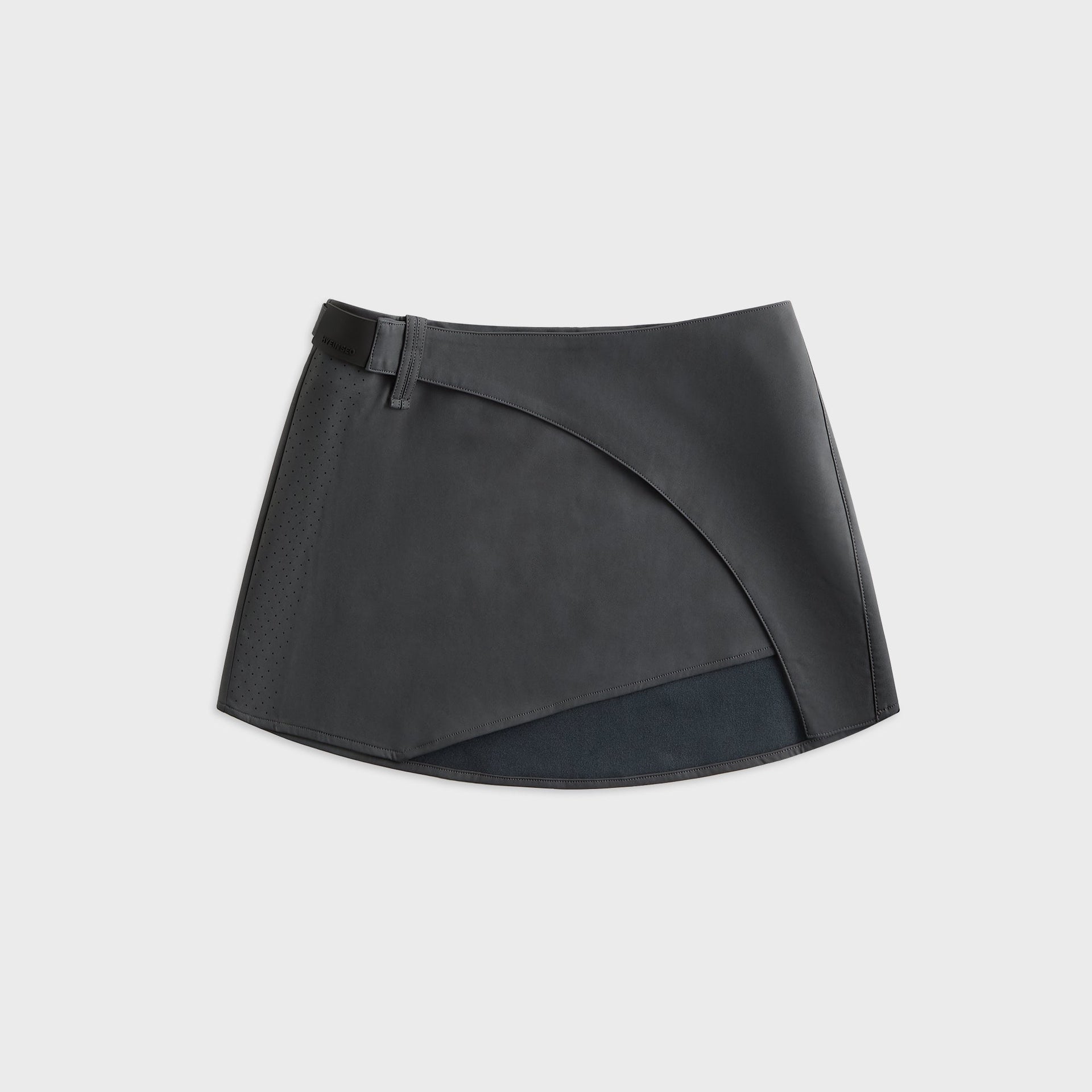 Hyein Seo Racer Mini Skirt - Charcoal