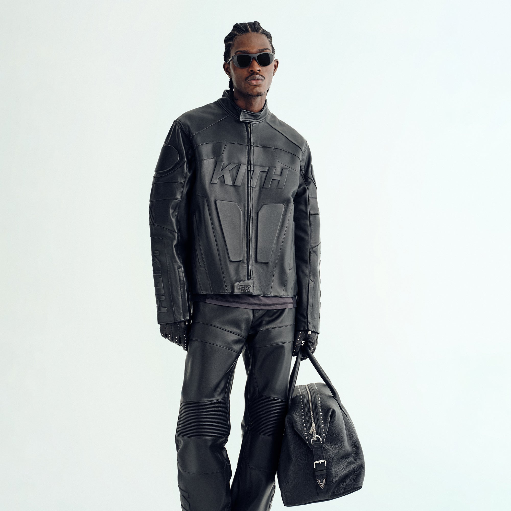 Kith Leather Wayne Moto Jacket - Black