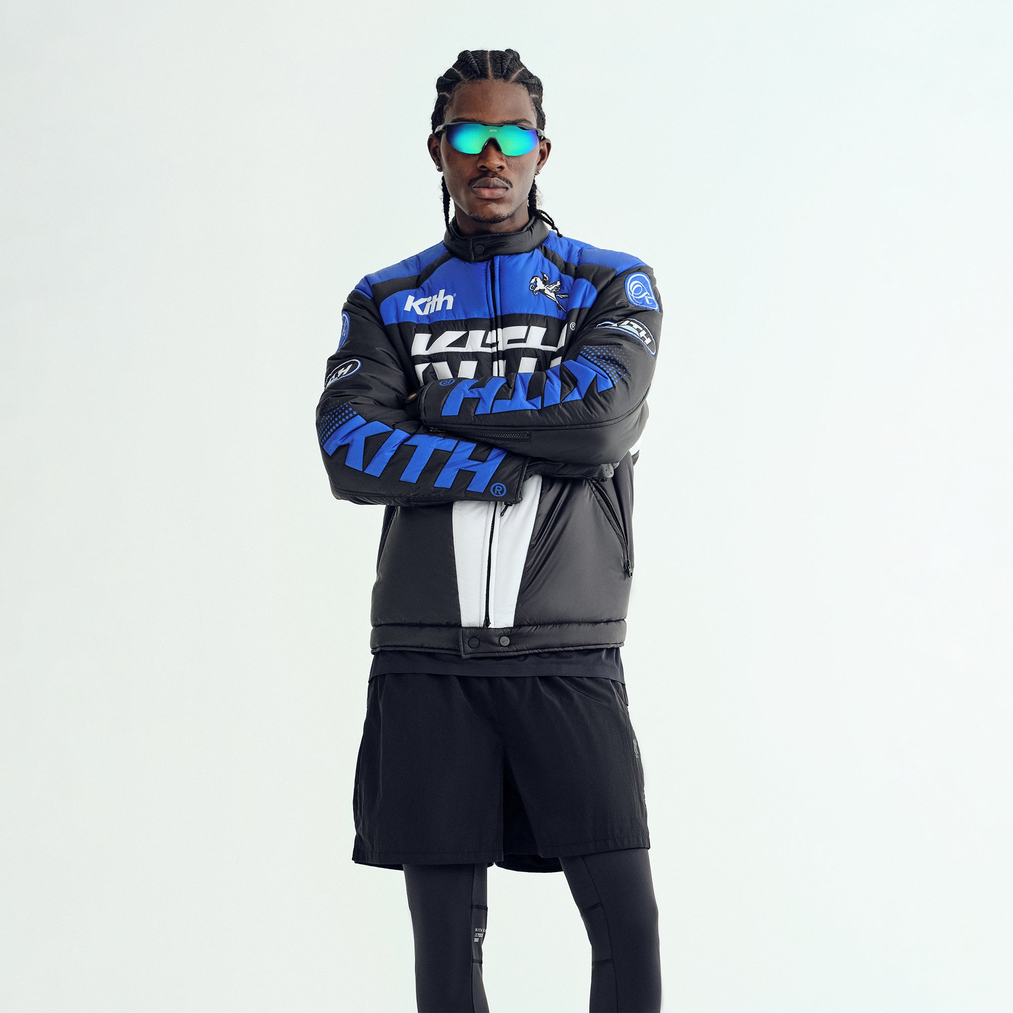 kith ナイロンジャケット　サイズL Kith Moto Full Zip Brixton Jacket - Cyclone – Kith Europe