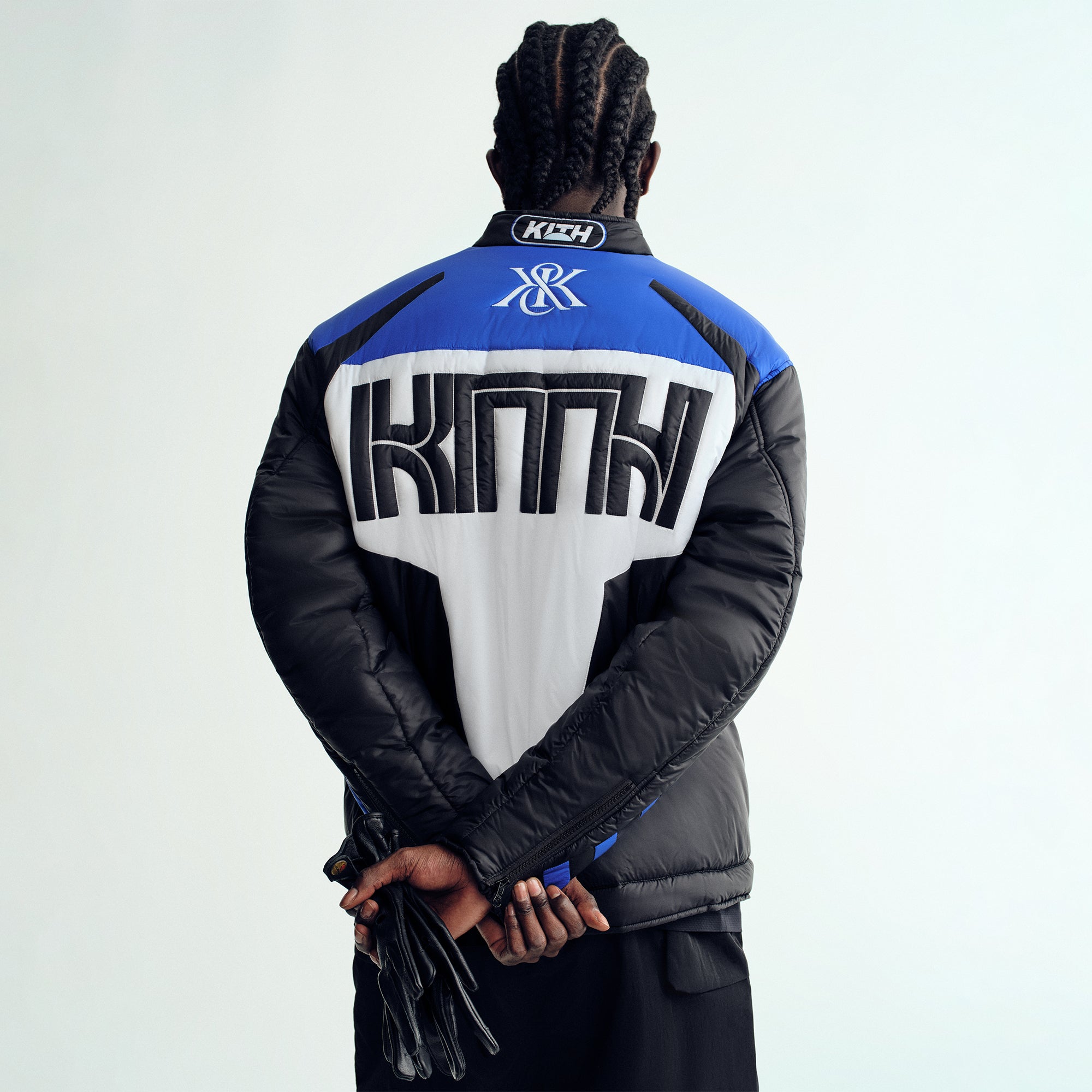 KITH ジャケット Kith Wrinkle Nylon Windsor Panelled Track Jacket - Black – Kith Europe