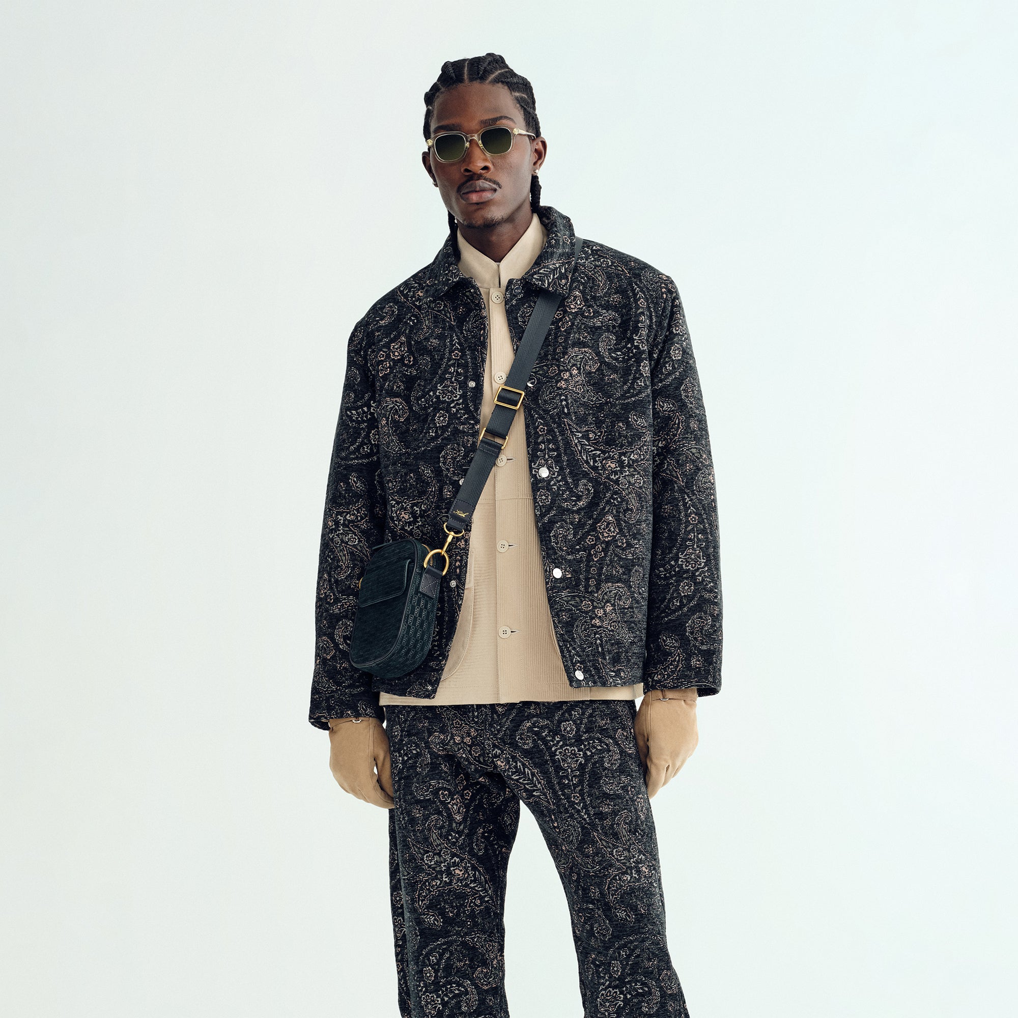 Kith Paisley Tapestry Irvin Coaches Jacket - Equestrian