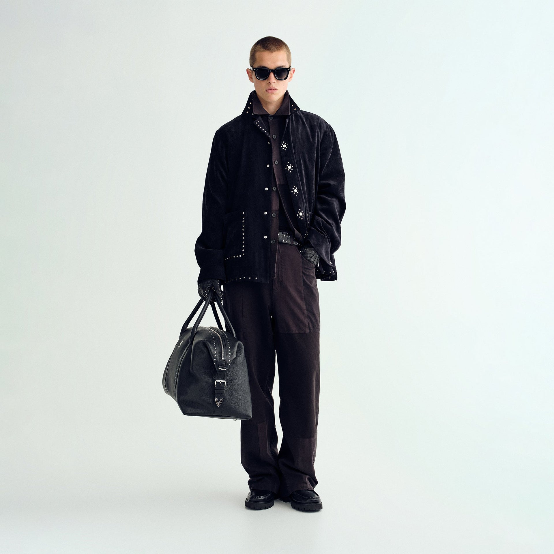 Kith Garment Dyed Patchwork Prospect Grand - Carbon
