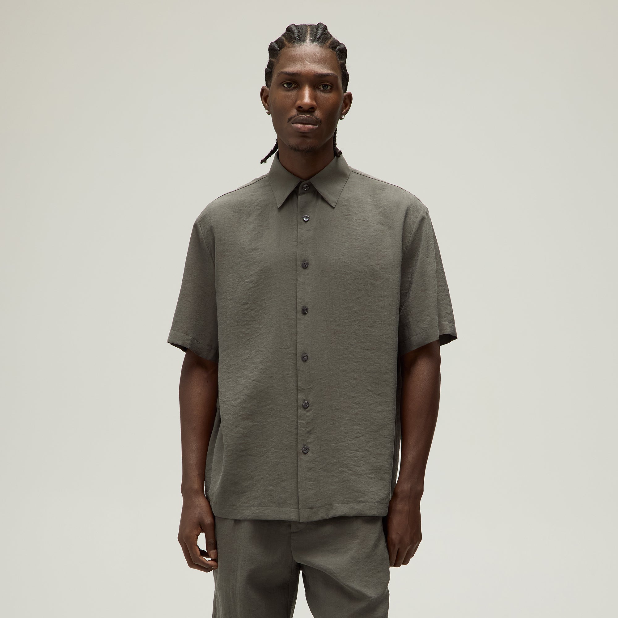 GIORGIO ARMANI × KITH コラボ Open Weave Malik 半袖Tシャツ Giorgio Armani & Kith Short Sleeve Button Up - Seam