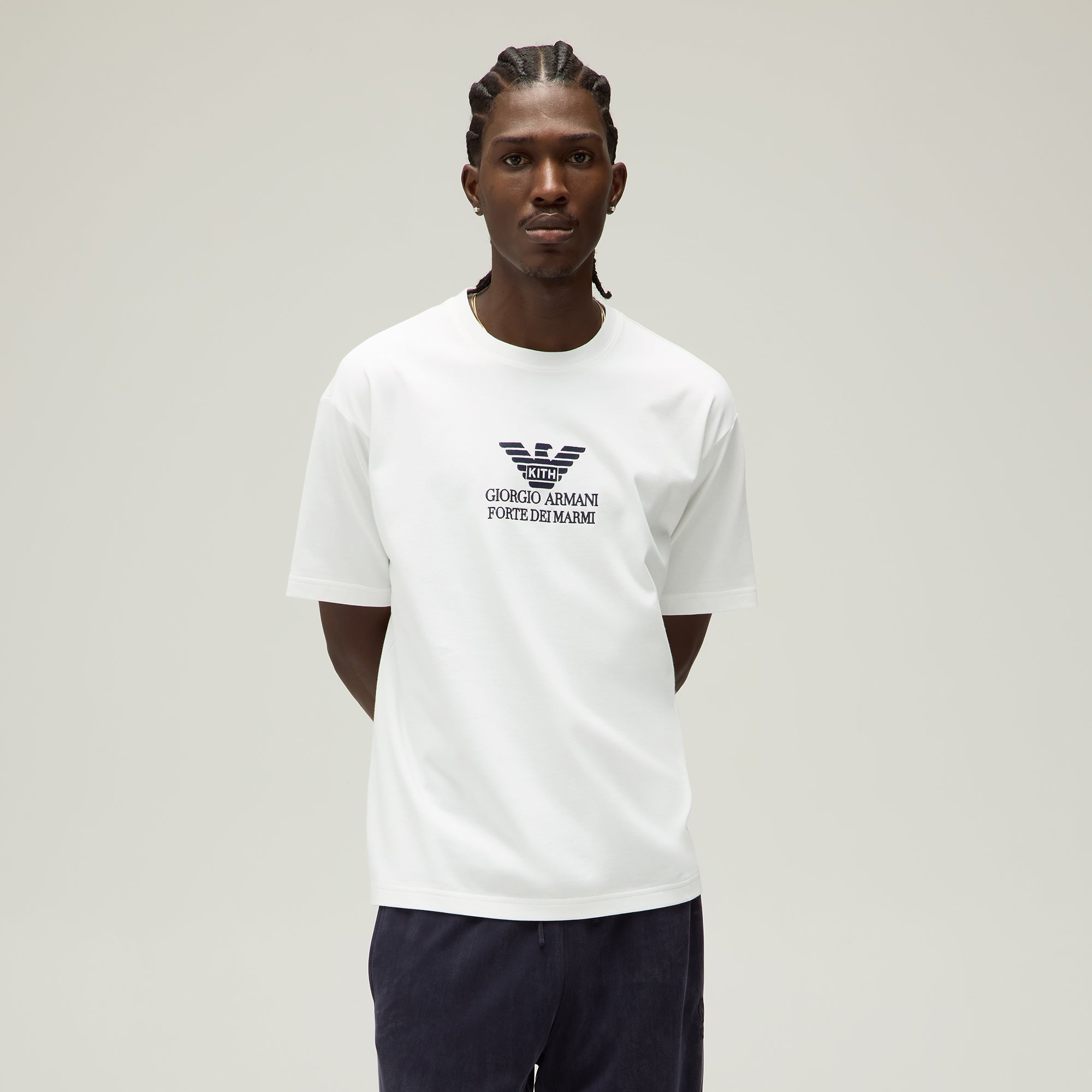 Kith クロップドTシャツ Lサイズ KITH - kith クロップド白Tシャツの通販 by みー's shop｜キス