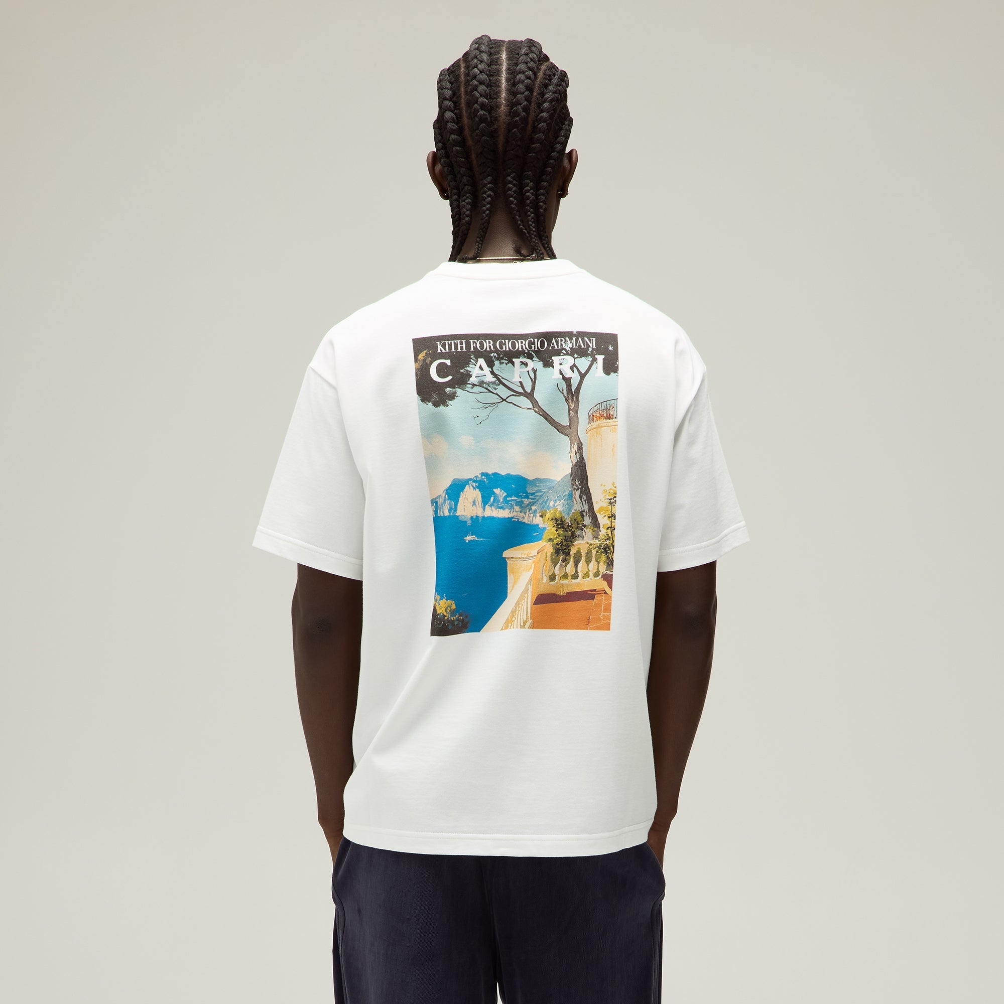 Giorgio Armani & Kith Capri Pocket Tee - White