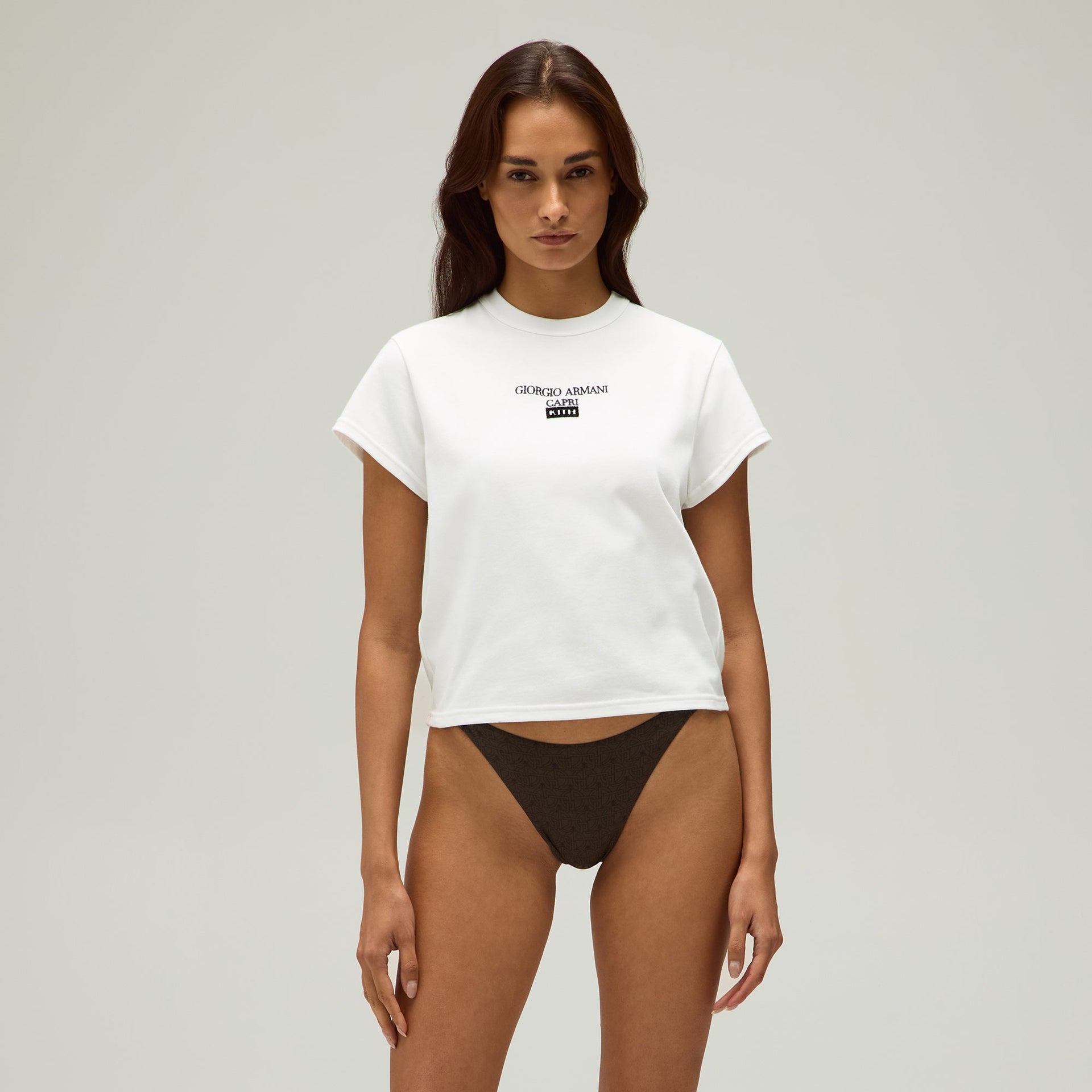 Giorgio Armani & Kith Women Capri Mulberry Tee - Wihte