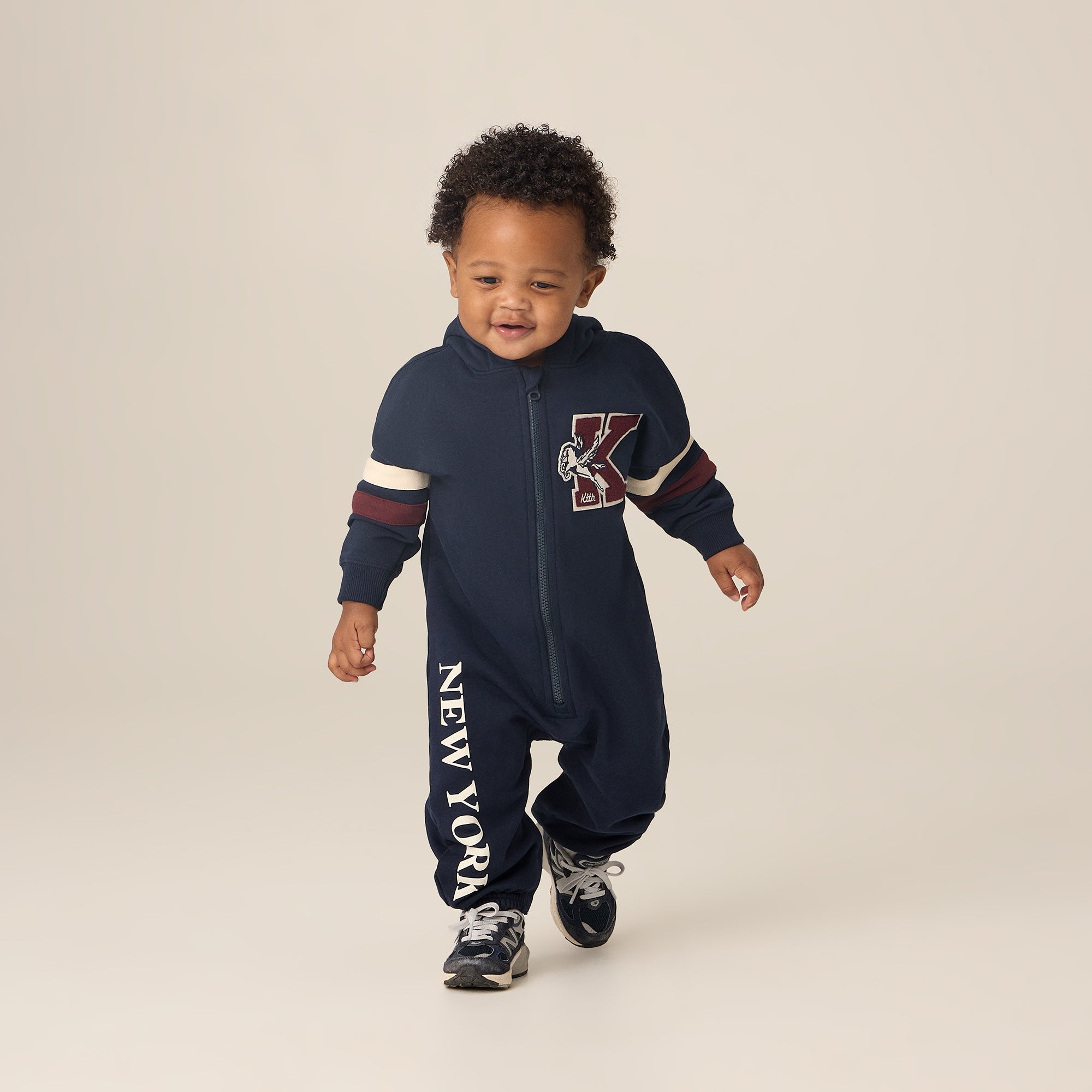 Kith Baby Varsity Nelson Coverall - Nocturnal