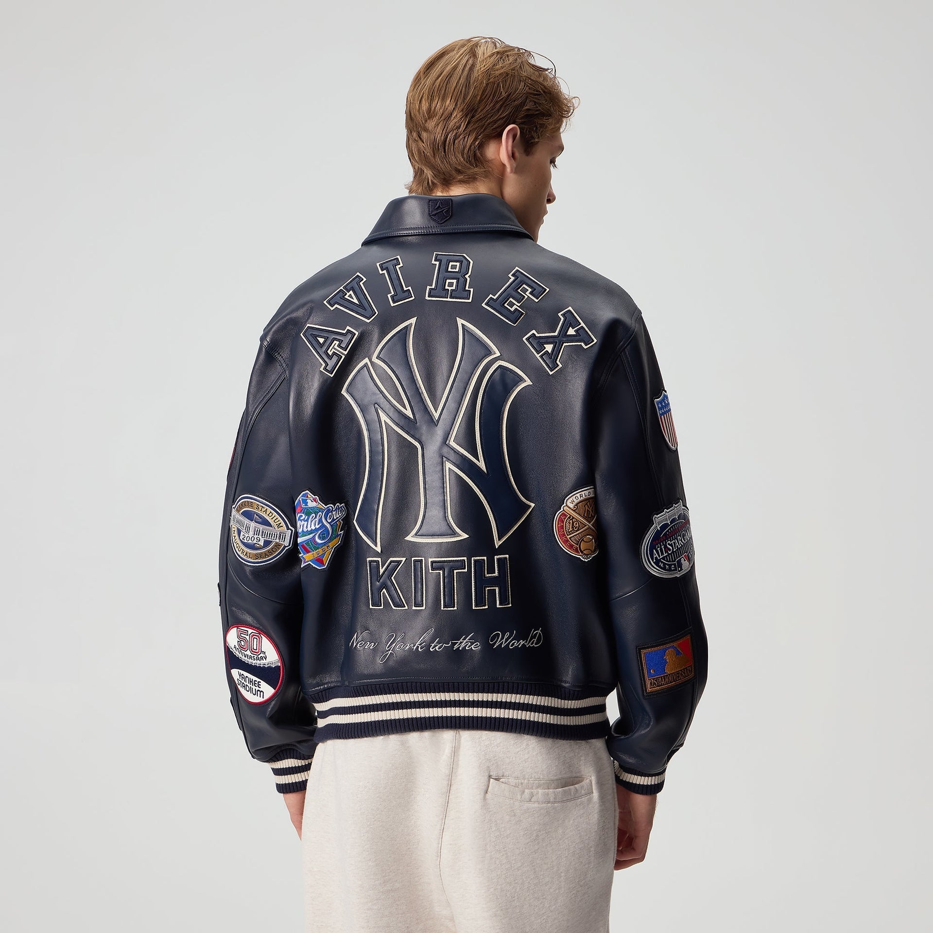 Kith & AVIREX for the New York Yankees Leather Jacket - Nocturnal - PH