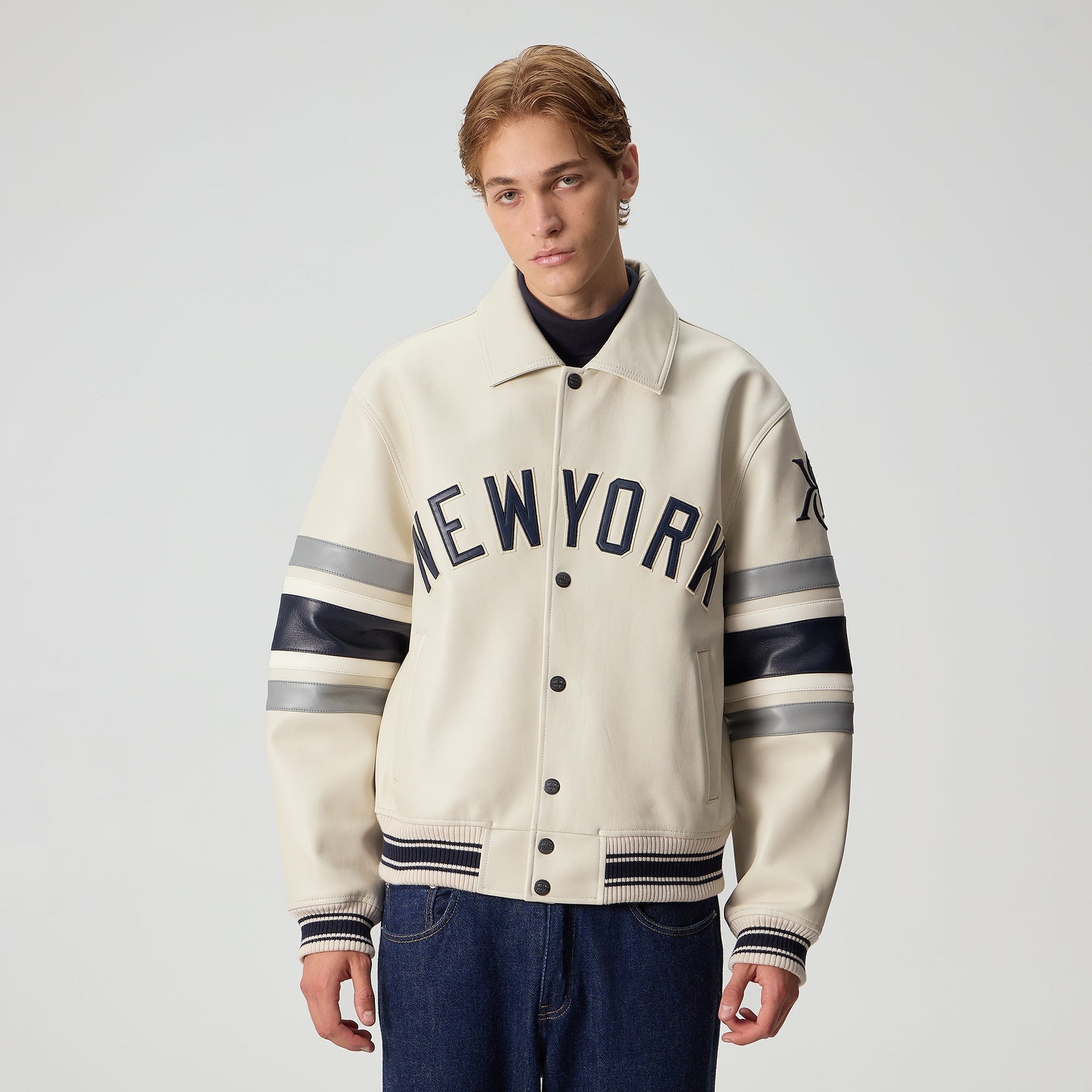 Kith & AVIREX for the New York Yankees Leather Jacket - Article - PH