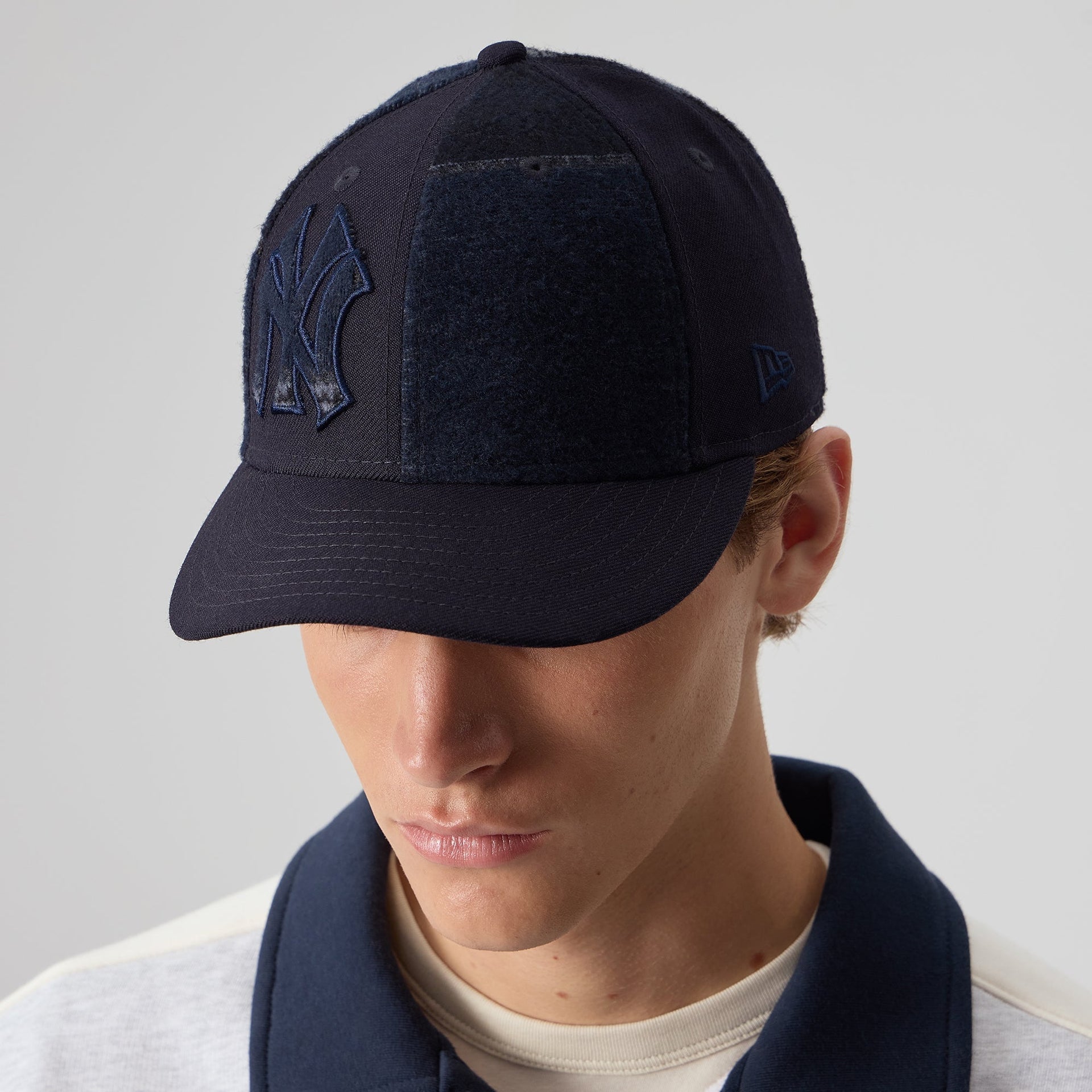 Kith & New Era for the New York Yankees Patchwork Wool 59FIFTY Low Profile - Nocturnal - PH