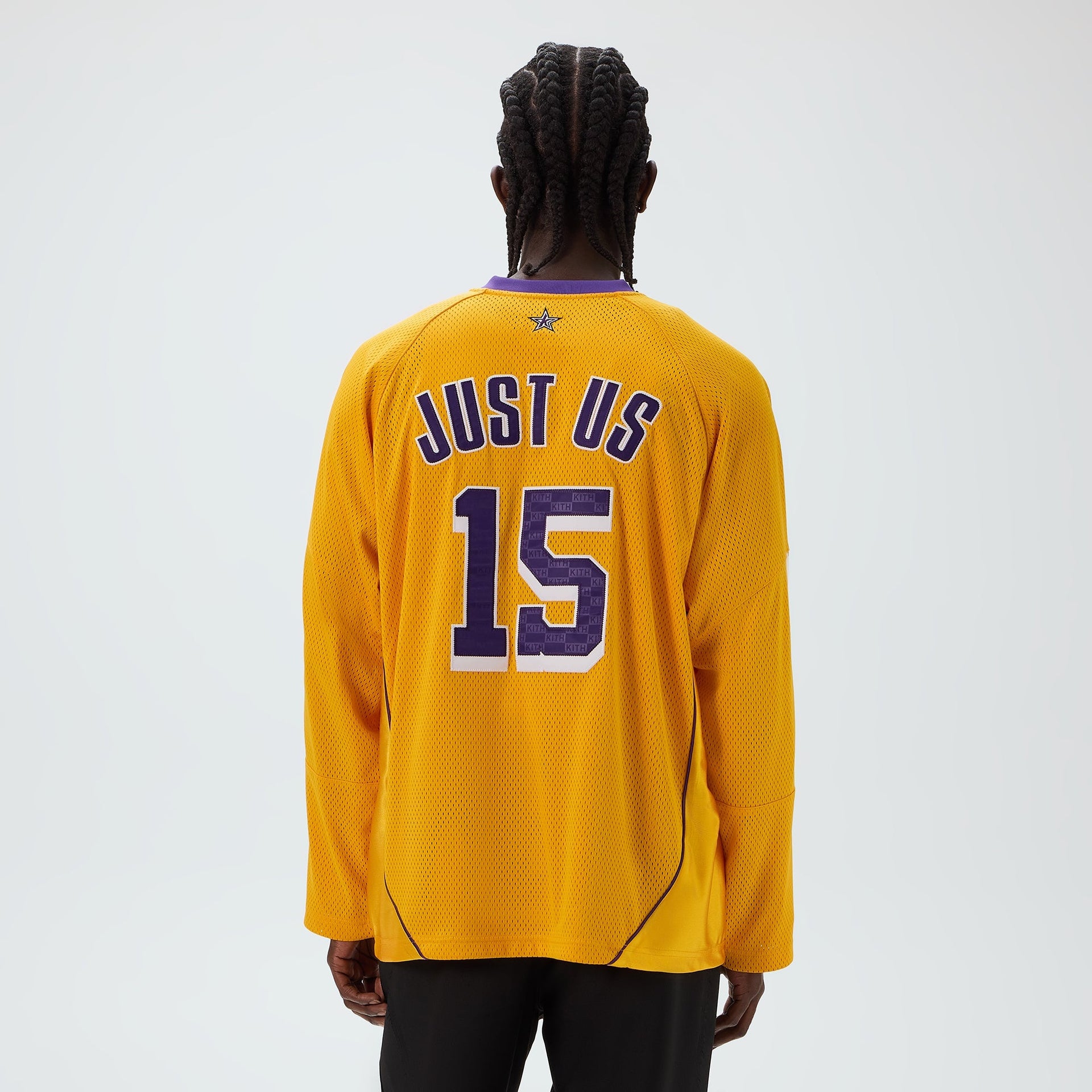 Kith for NBA All-Star Los Angeles Lakers Samuel Shirt - Marigold