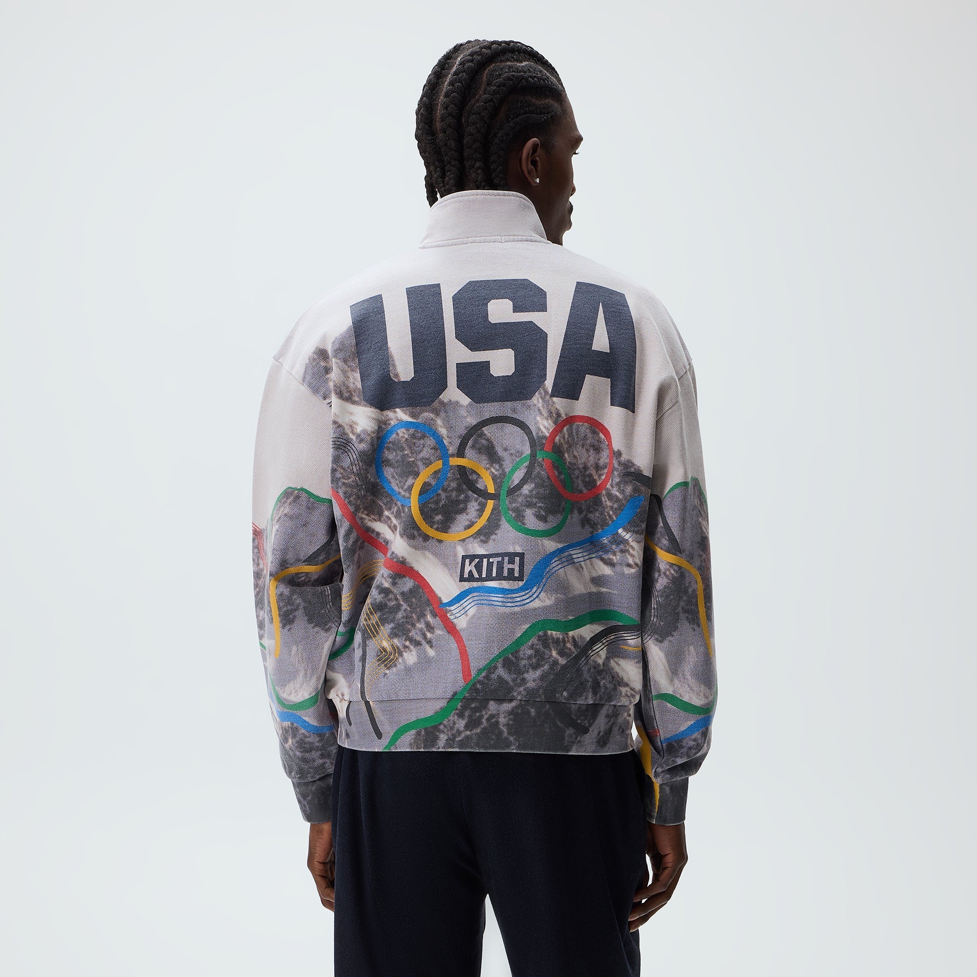Kith for Team USA Winter Mountain Quarter Zip - White