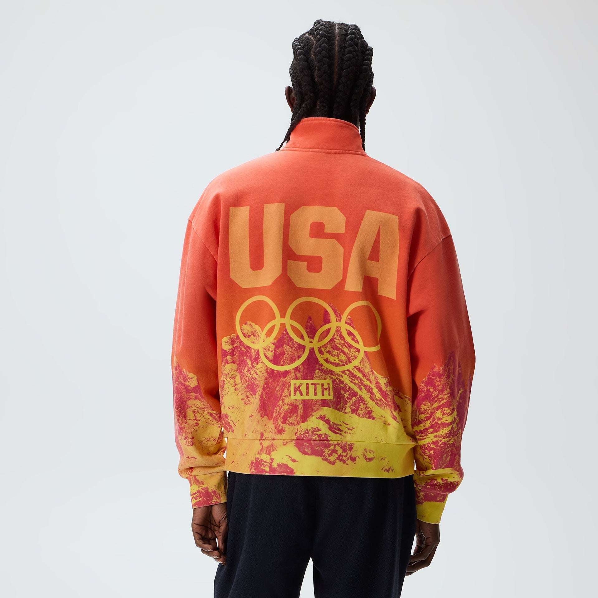 Kith for Team USA Winter Mountain Quarter Zip - Citrine