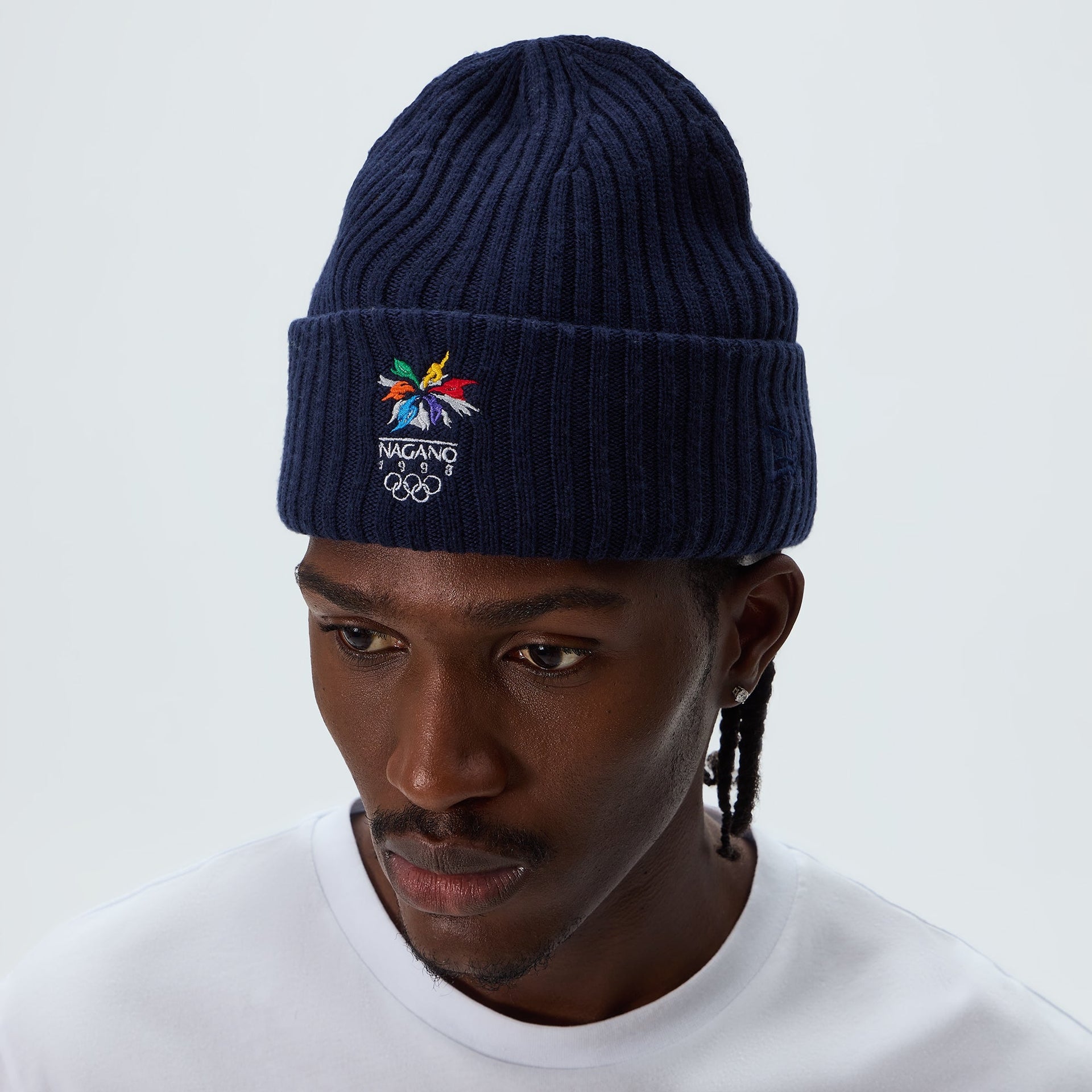Kith & New Era for Olympics Heritage Nagano Knit Beanie - Nocturnal