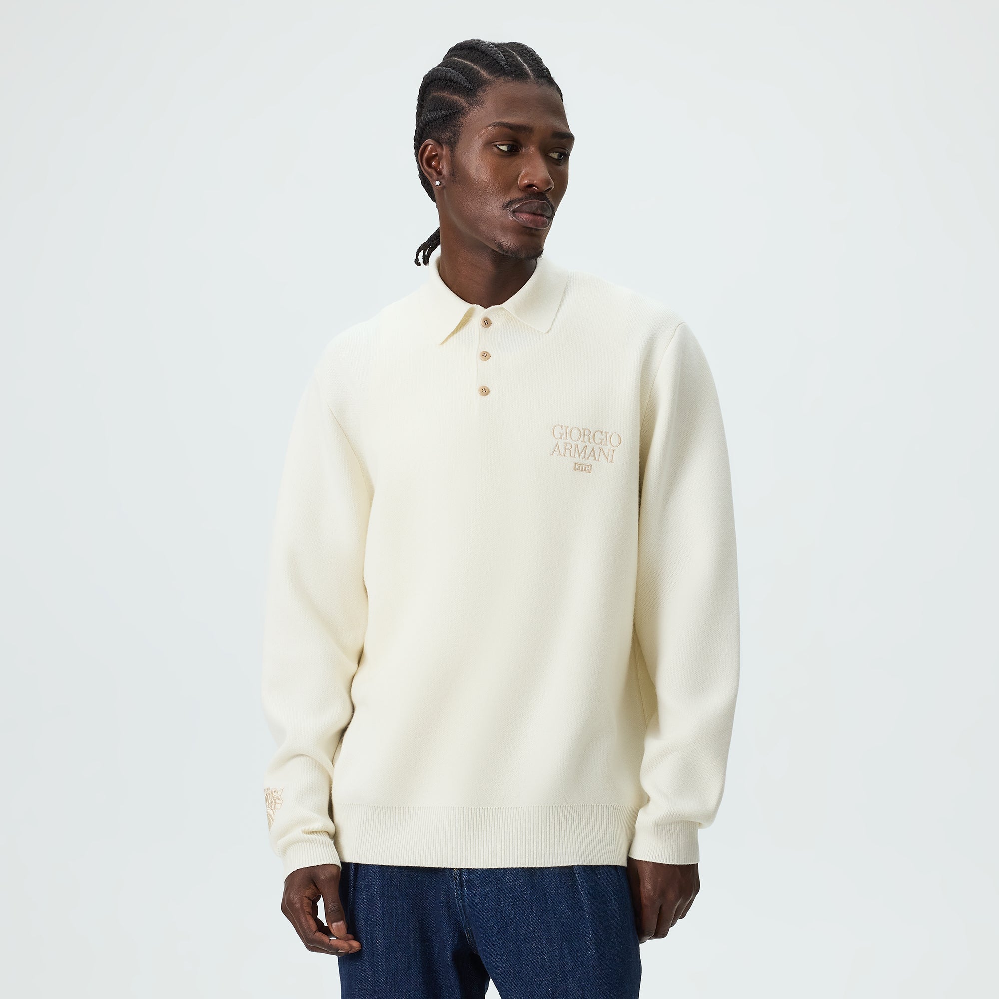 Giorgio Armani & Kith for the New York Knicks Harmon Rugby Polo - Sand