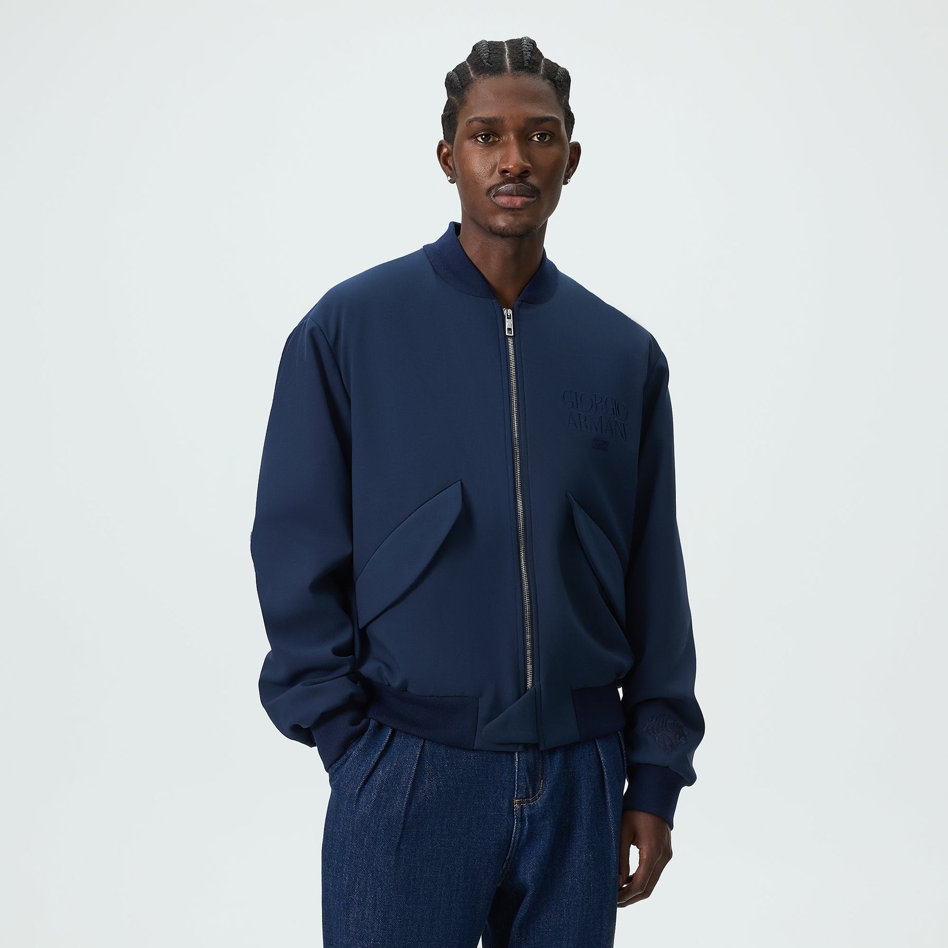 Giorgio Armani & Kith for the New York Knicks Bomber Jacket - Nocturnal