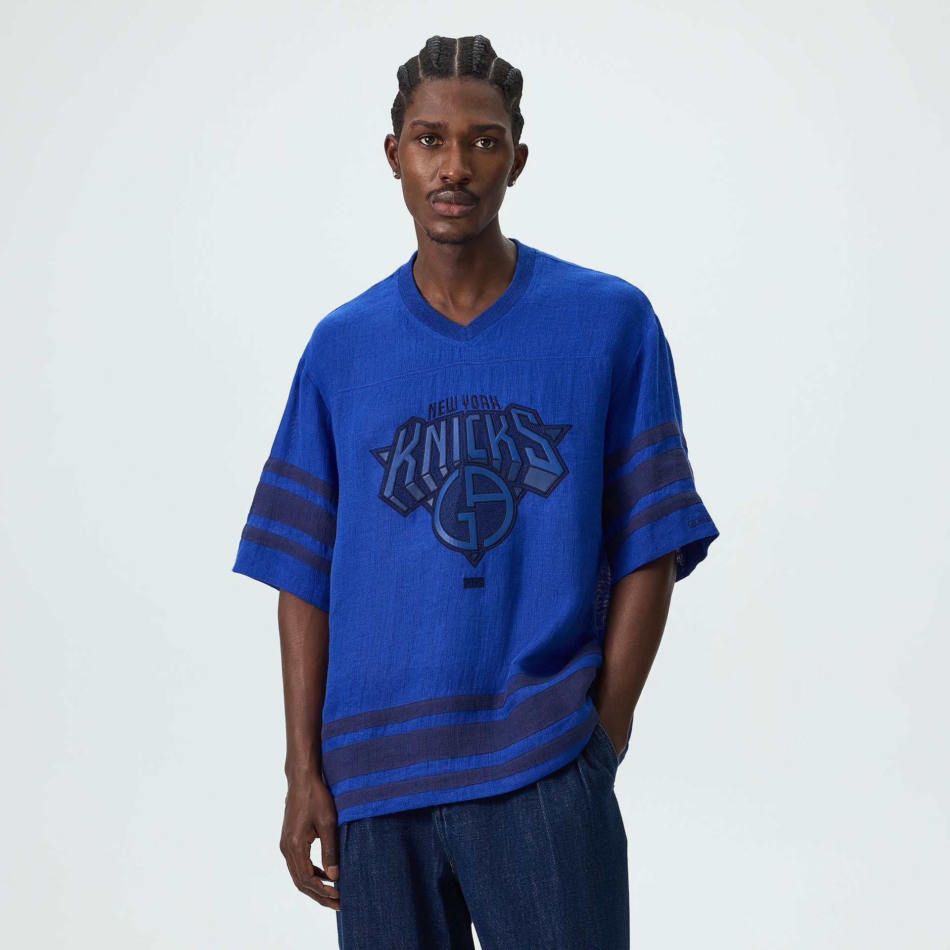 Giorgio Armani & Kith for the New York Knicks Malik Shirt - Current