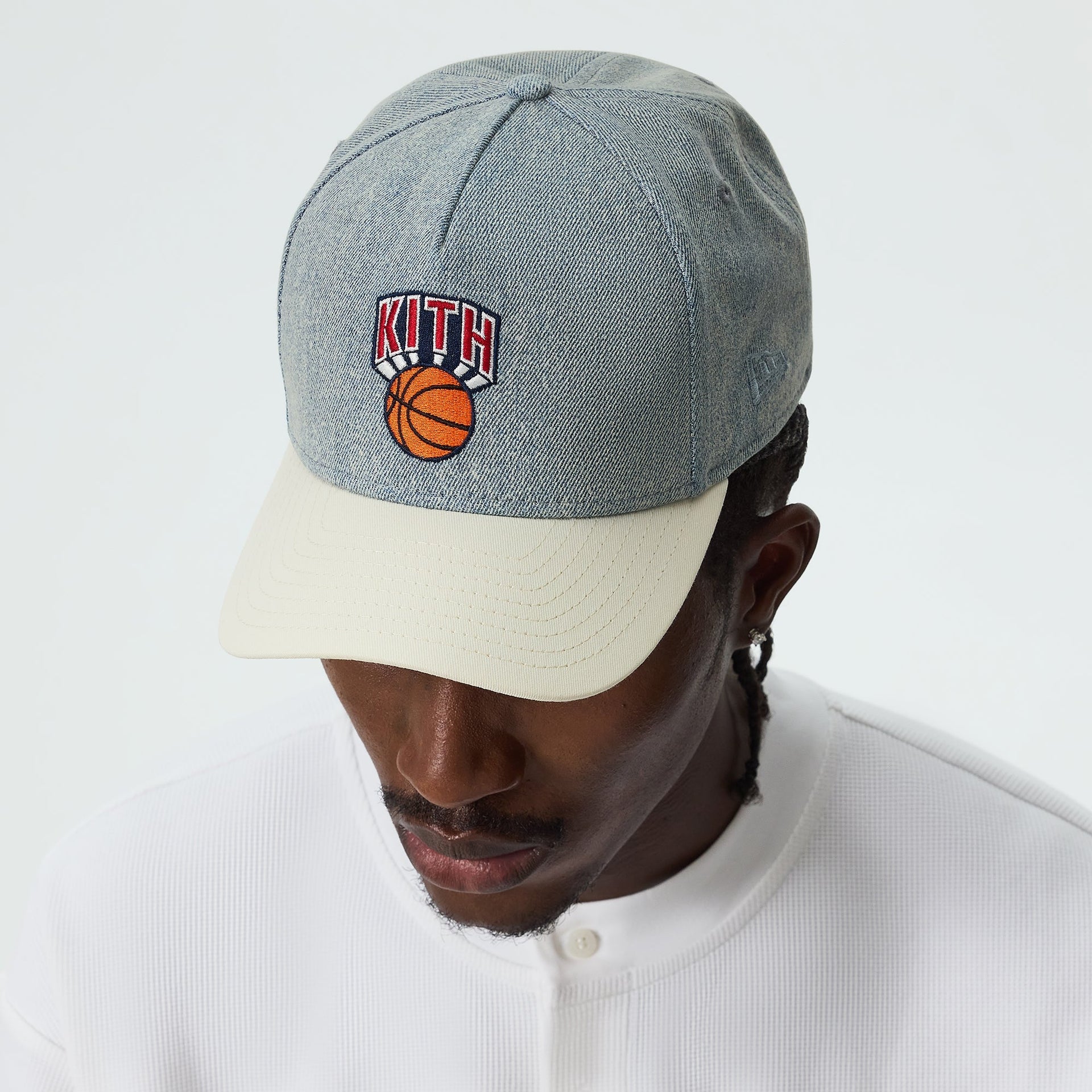 Kith & New Era for the New York Knicks Two Tone 9Forty M Crown Snapback - Mid Indigo