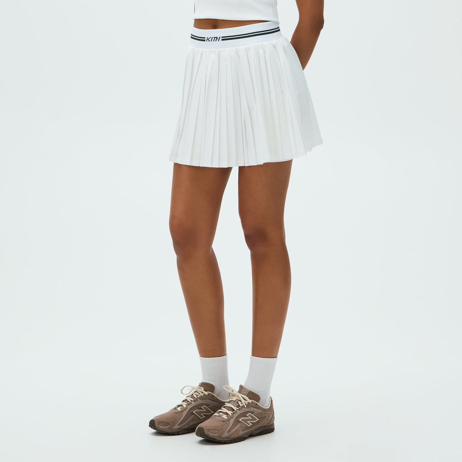 Kith Women Amaya II Pleated Skirt - White