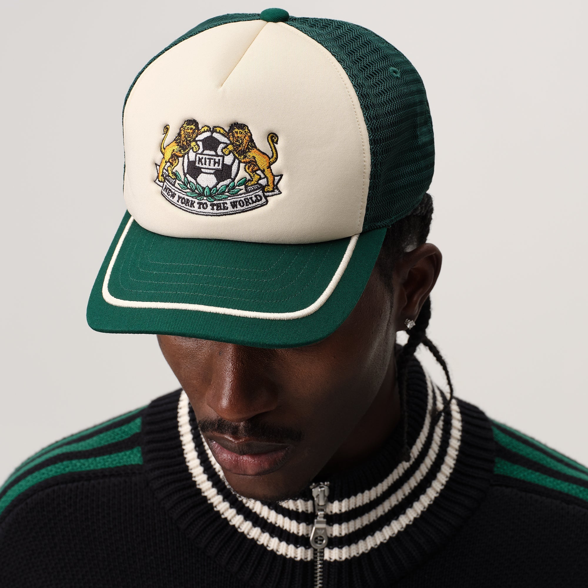 KITH トラッカーキャップ 通気性抜群◎《KITH》ノーラン トラッカーキャップ バイカラー