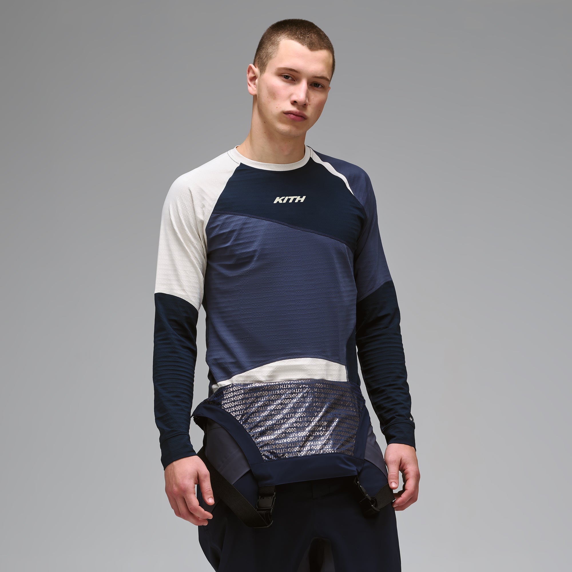 Kith for Columbia Infinity Long Sleeve Baselayer - Nocturnal / Sandrif