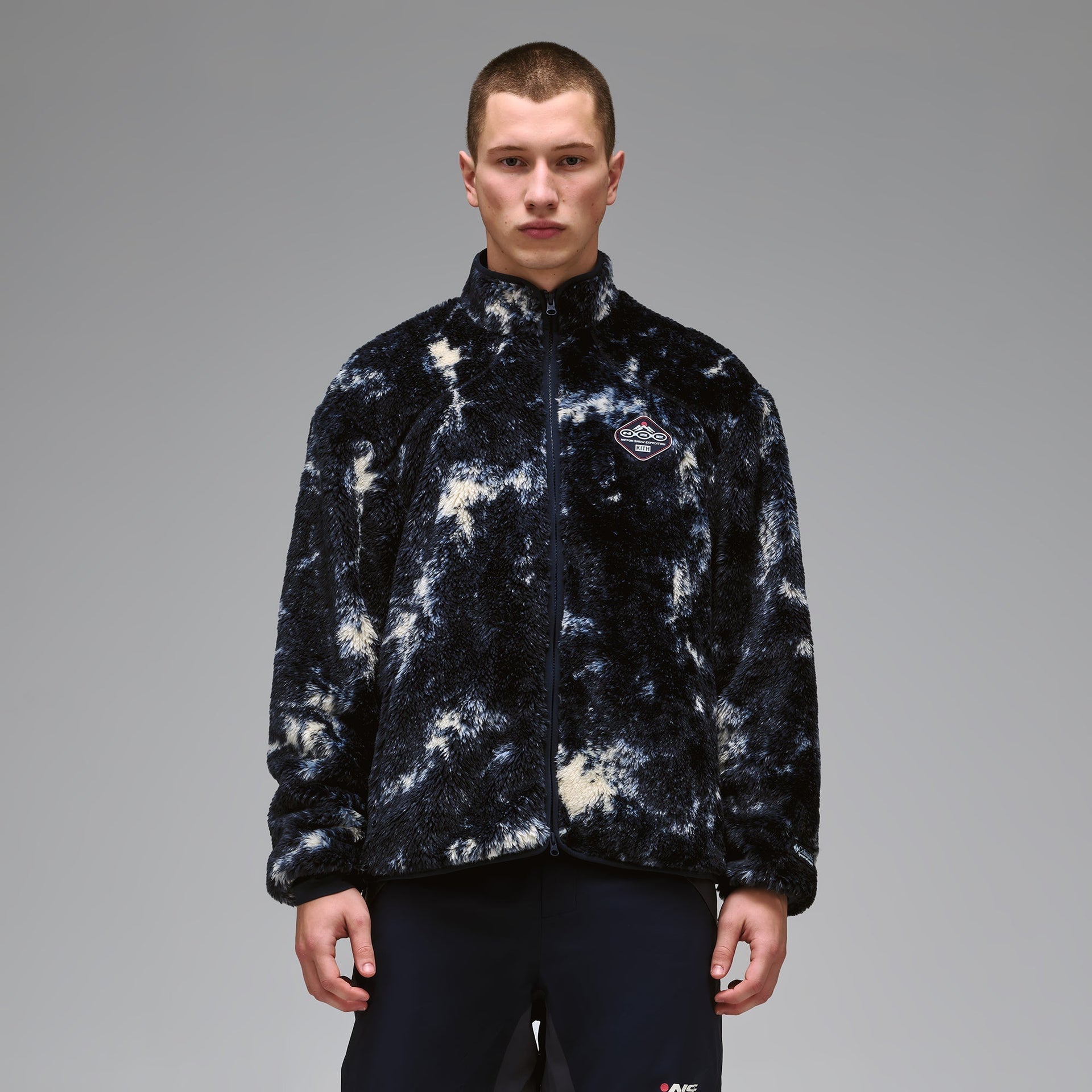 Kith for Columbia Ice Dye Sherpa Harper Jacket - Nocturnal - PH