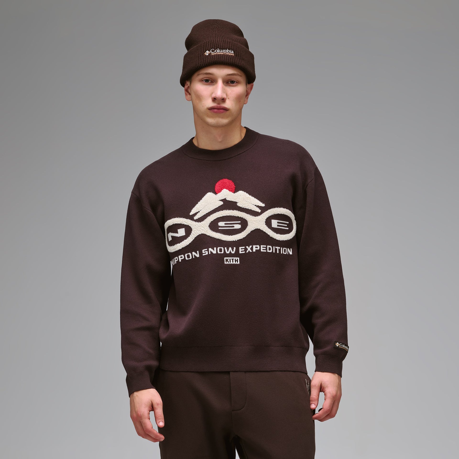 Kith for Columbia NSE Crewneck Sweater - Kindling - PH