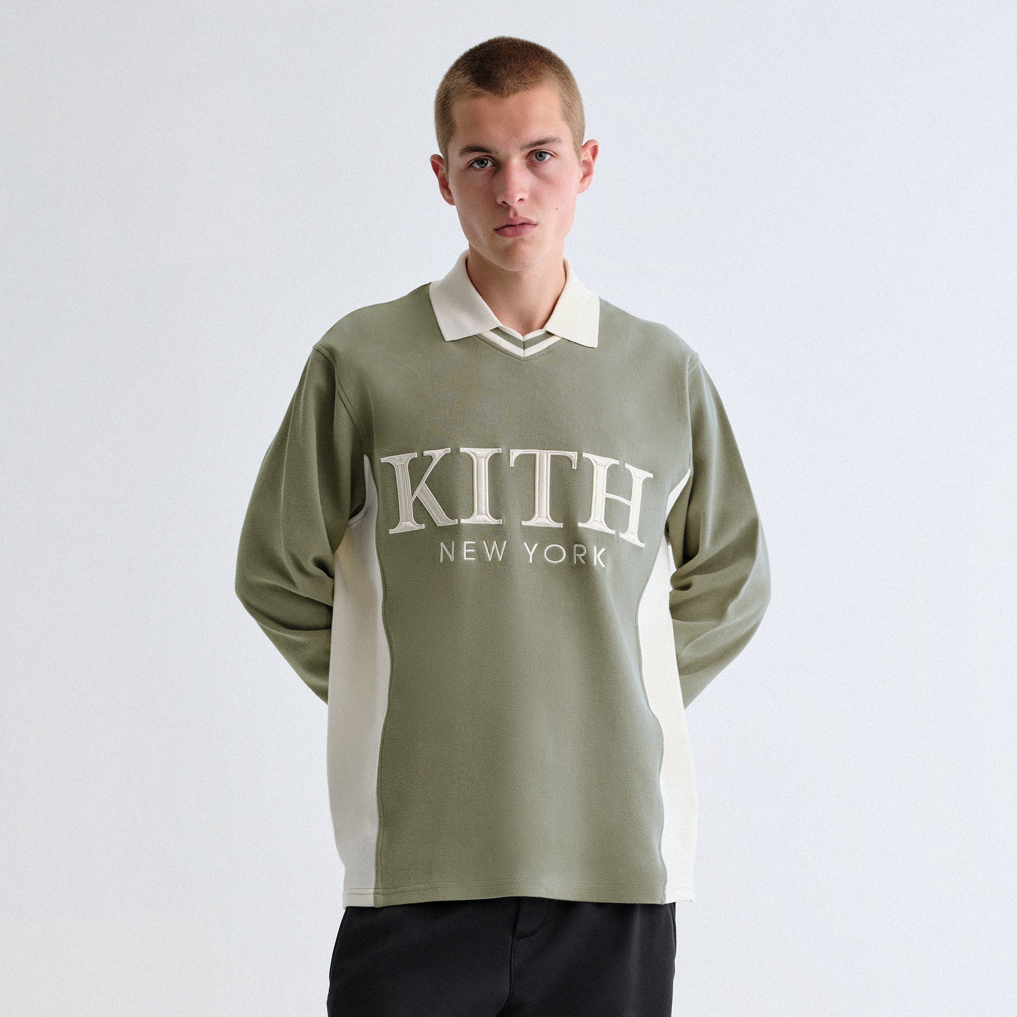 Apparel Mens Hoodie Kith Paneled Pullover Kith Vale Raglan