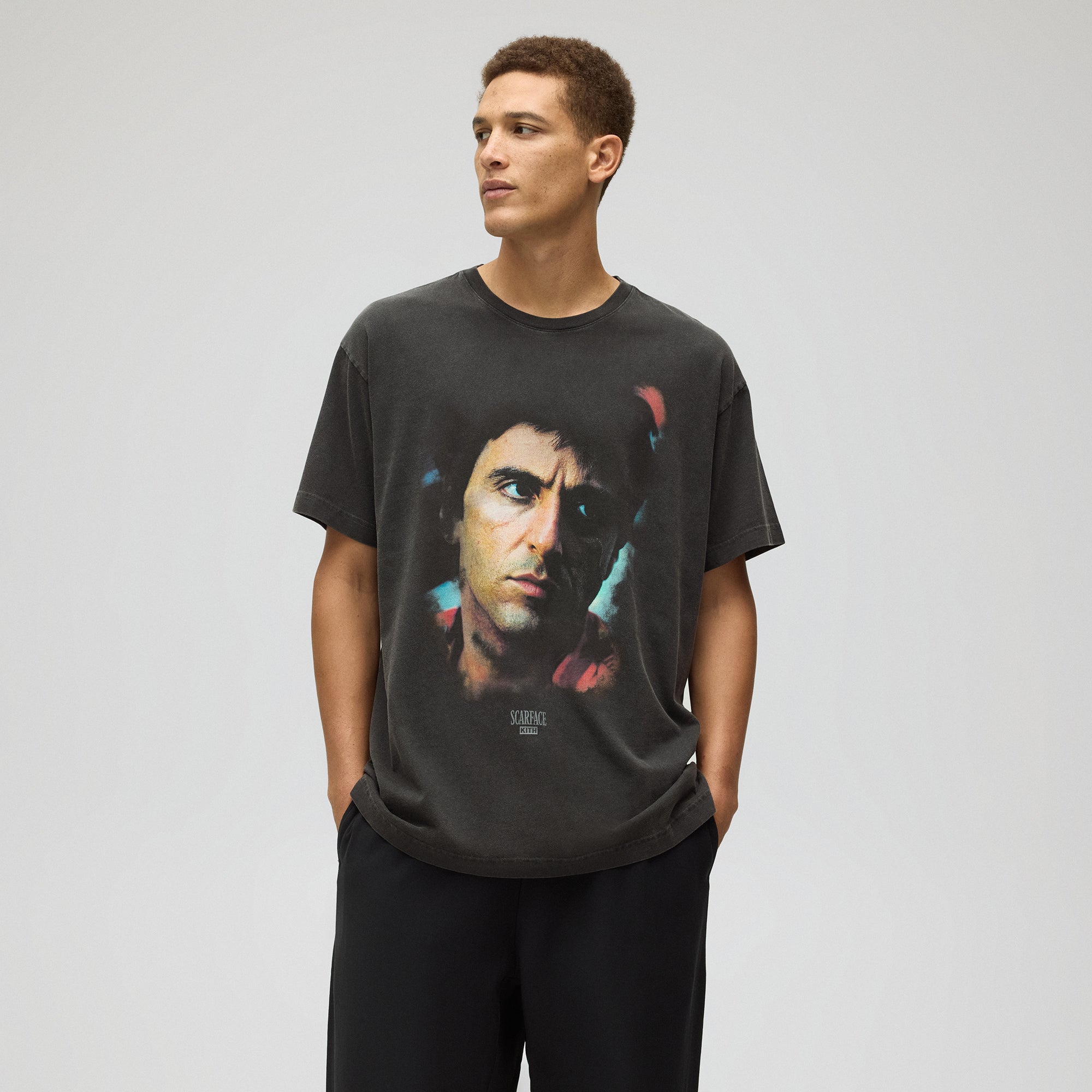 トップス Kith For Scarface Elvira Portrait Tee Kith for Scarface Tony Portrait Vintage Tee - Black