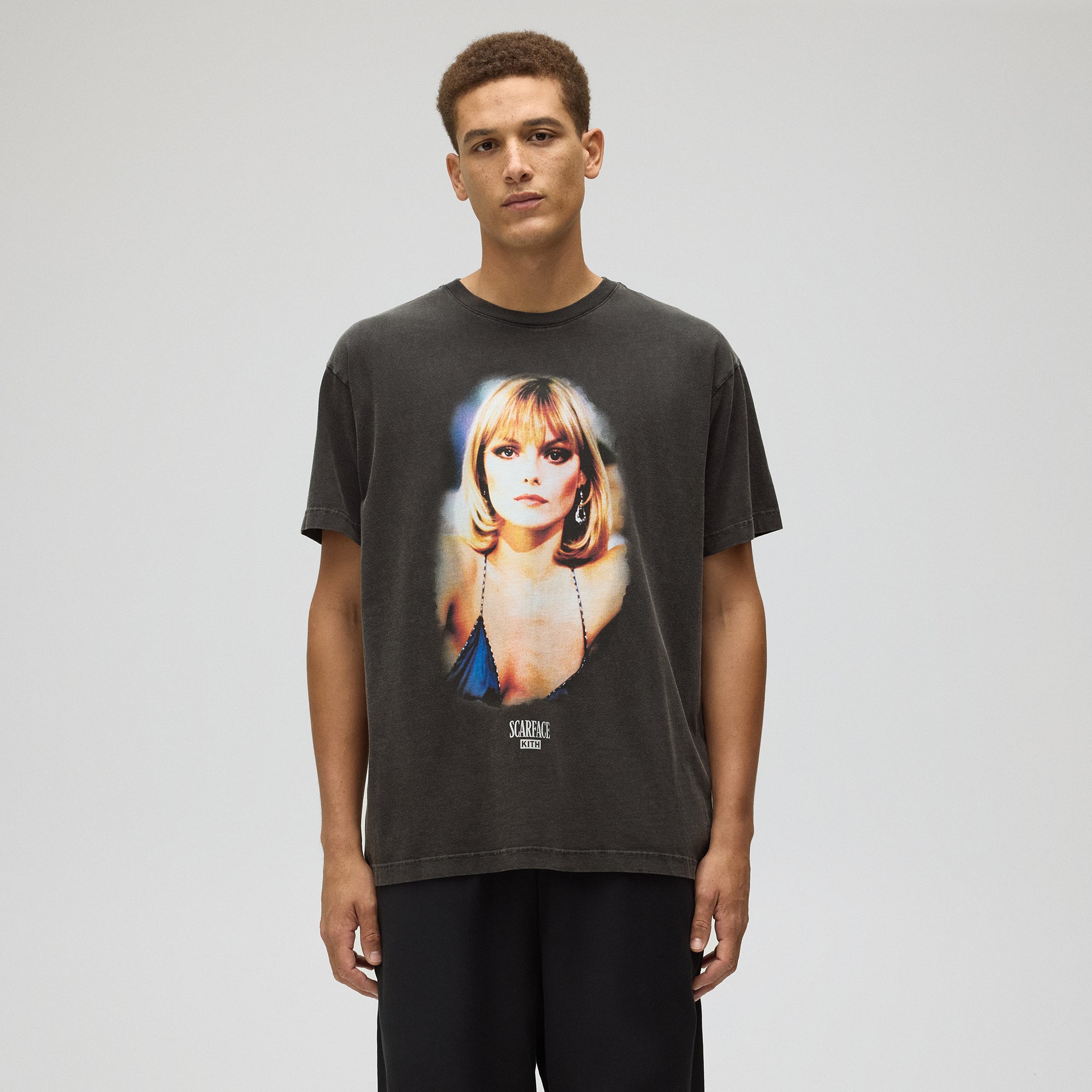 アイドル Kith For Scarface Not Your Baby Vintage Kith for Scarface Not Your Baby Vintage Tee - Black