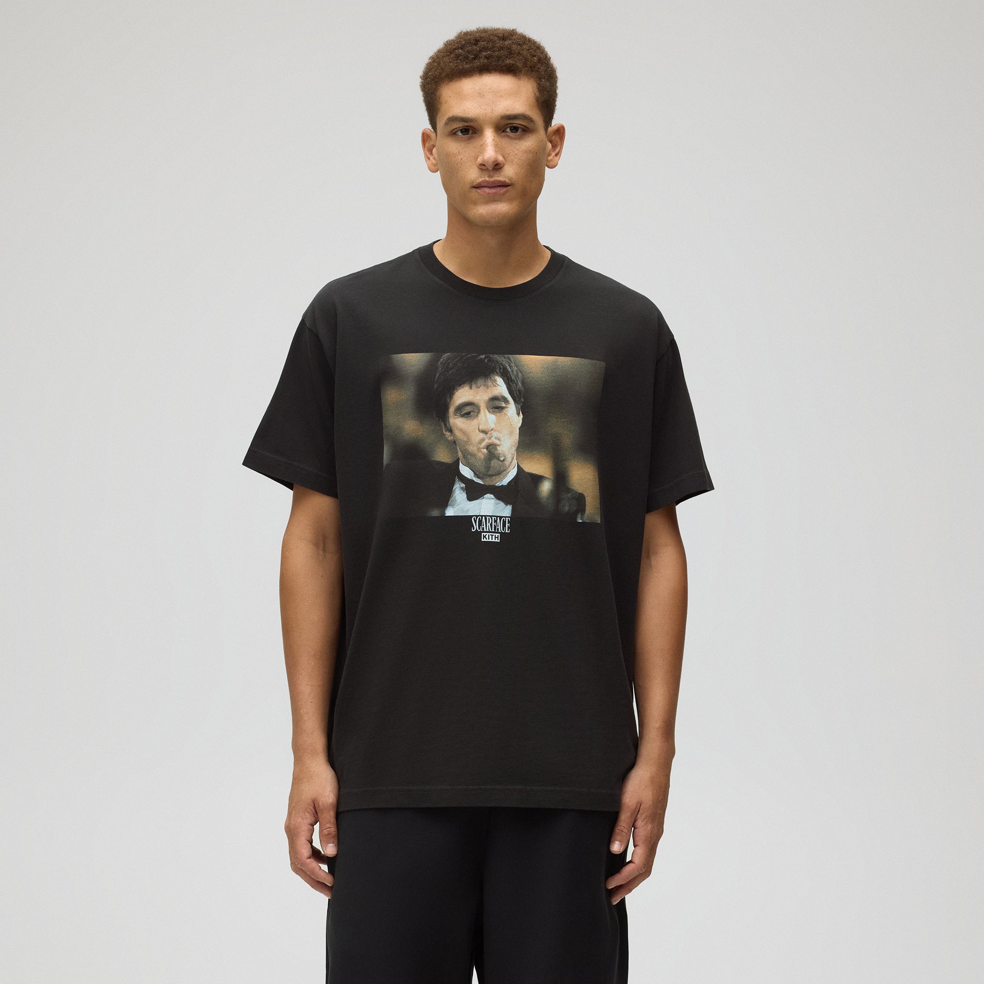 アイドル Kith For Scarface Not Your Baby Vintage Kith x Scarface Not Your Baby Vintage Tee Black Men's - SS25