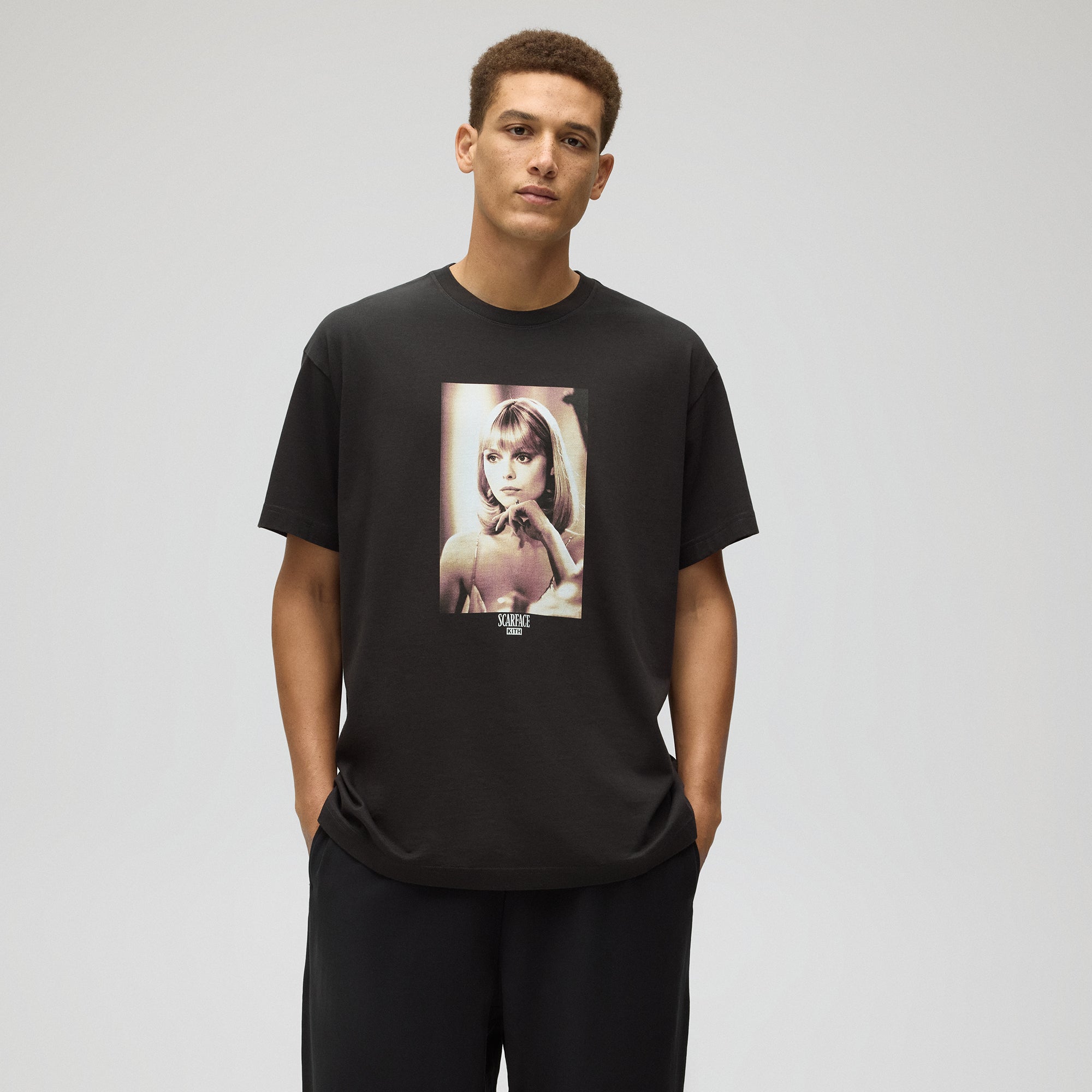 アイドル Kith For Scarface Not Your Baby Vintage Kith for Scarface Not Your Baby Vintage Tee - Black