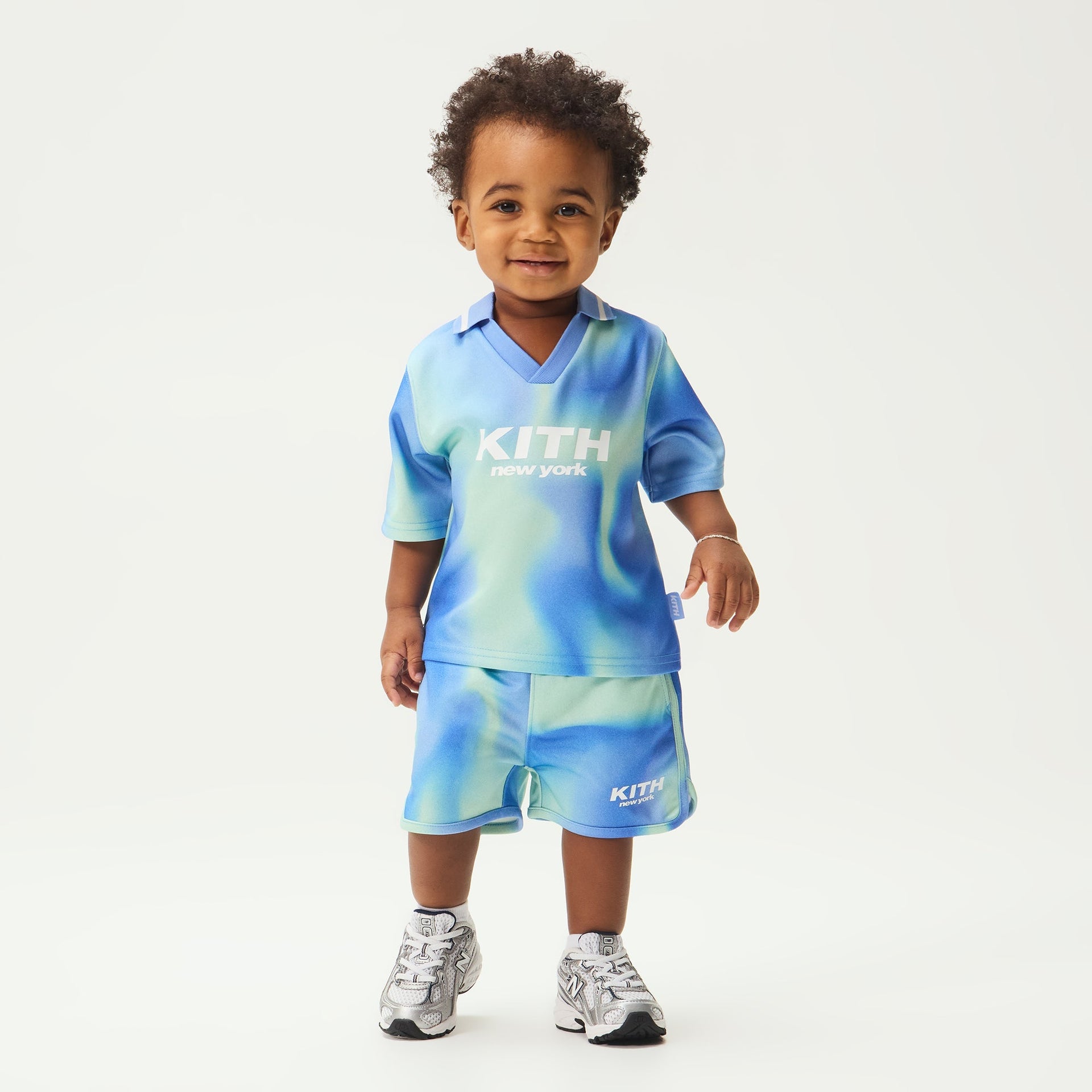 Kith Baby Fluid Edison Soccer Polo - Nassau
