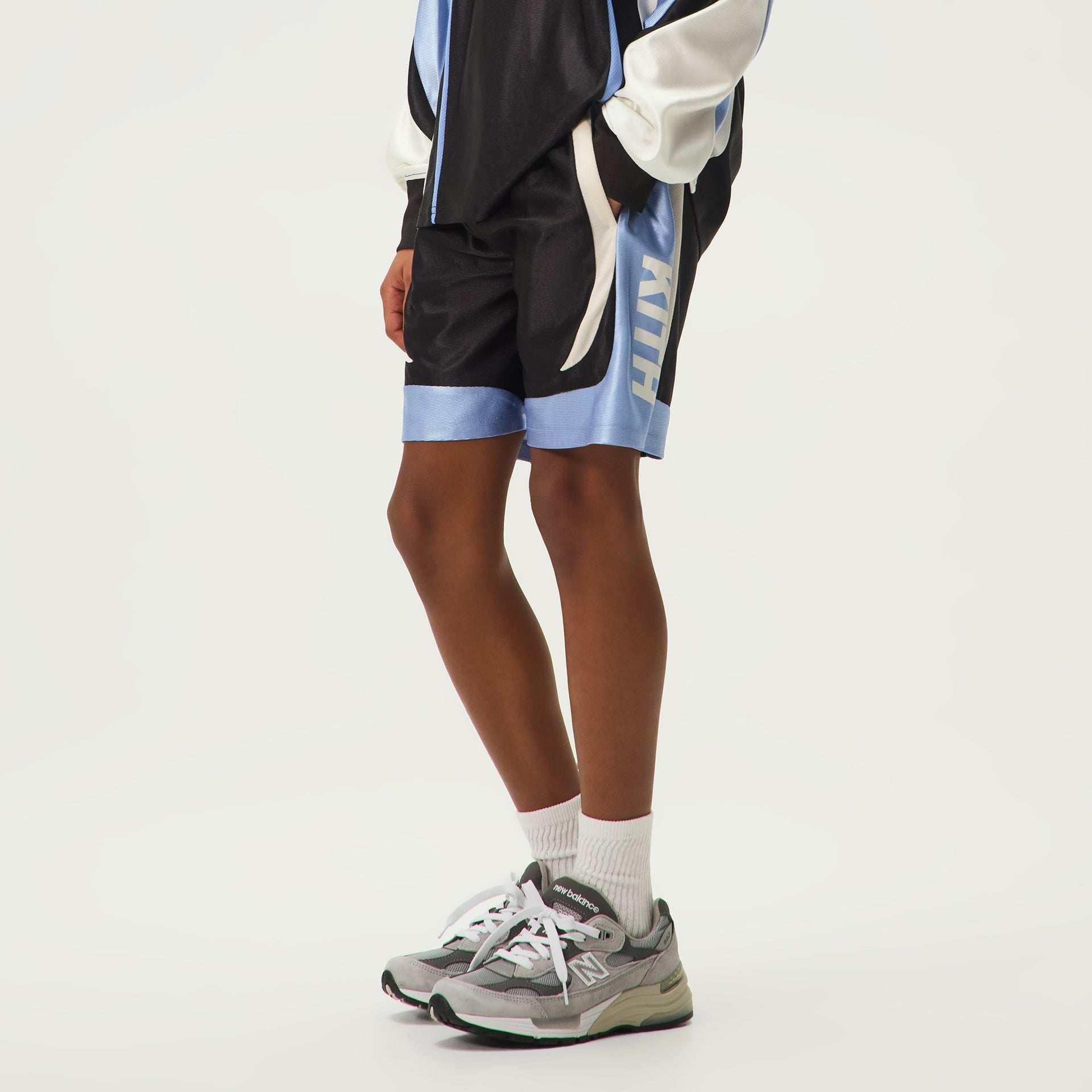 Kith Kids Blocked Faille Micah Short - Nassau