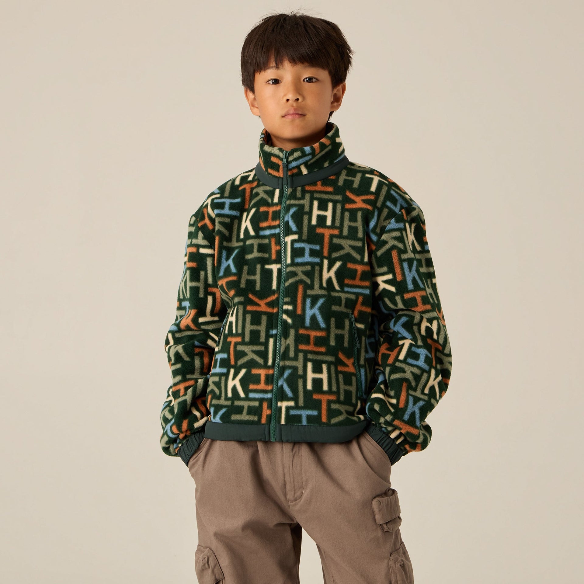 Erlebniswelt-fliegenfischenShops Kids Monogram Polar Fleece Full Zip - Stadium
