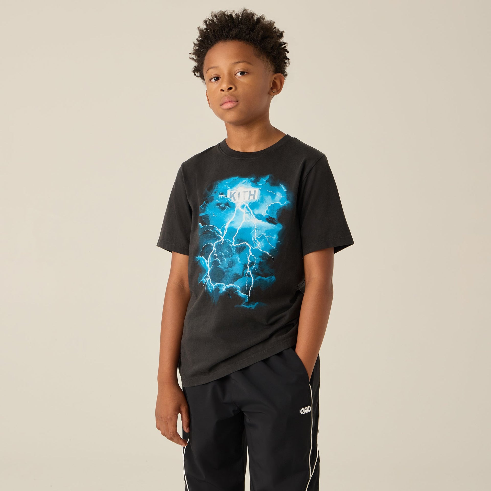 Kith Kids Storm Vintage Tee - Black