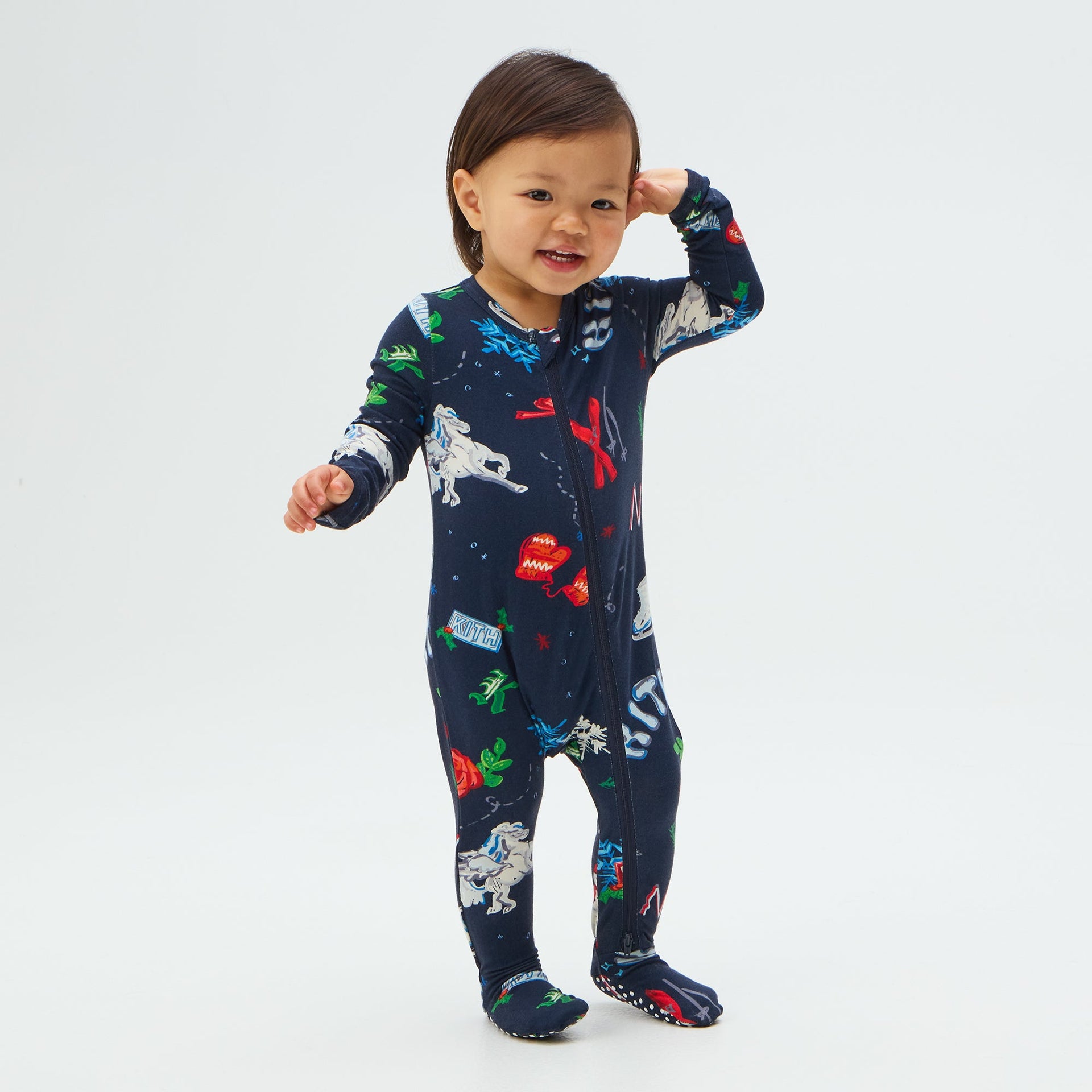 Kithmas Baby Printed Coverall - Nocturnal