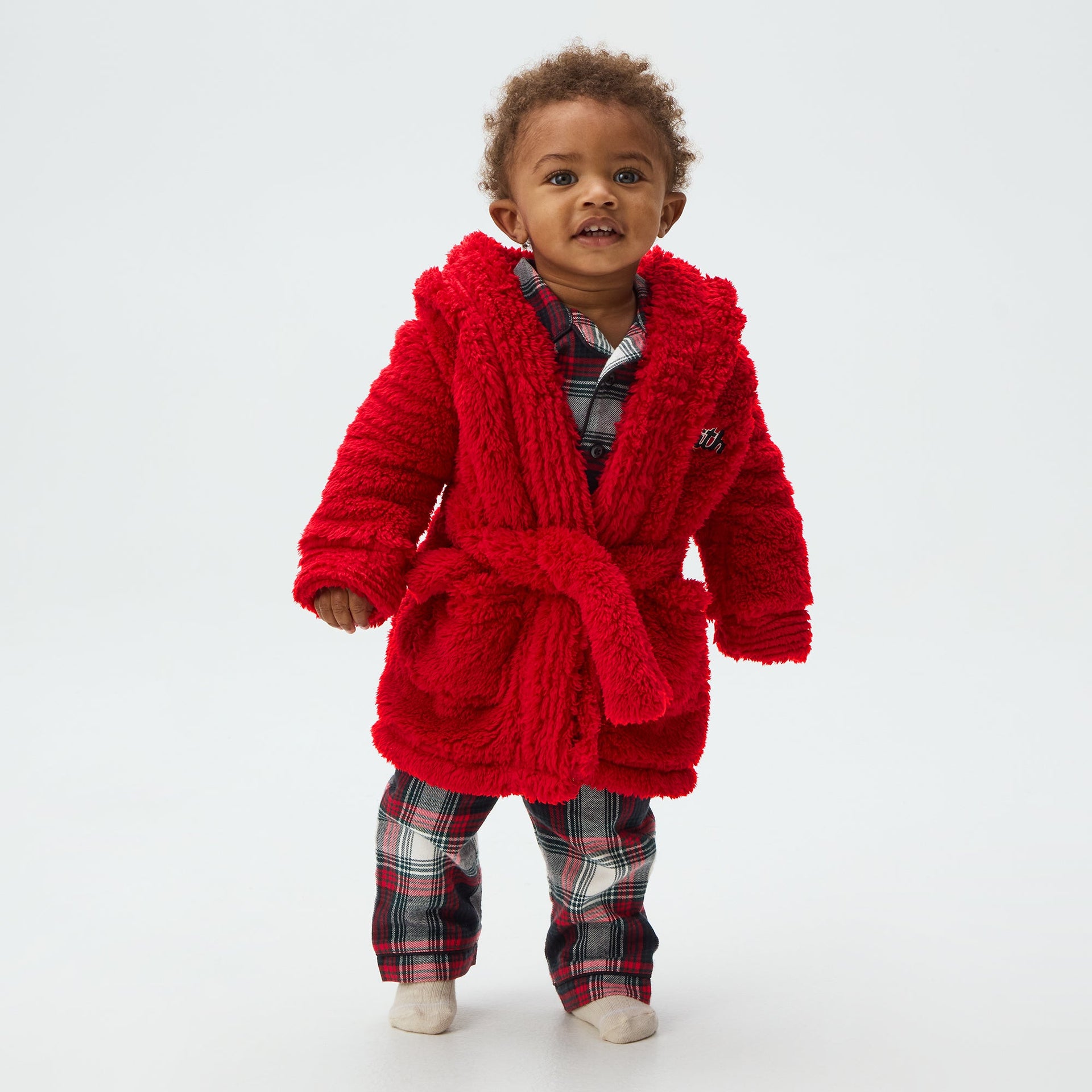 Kithmas Baby & Friends Hooded Robe - Retro